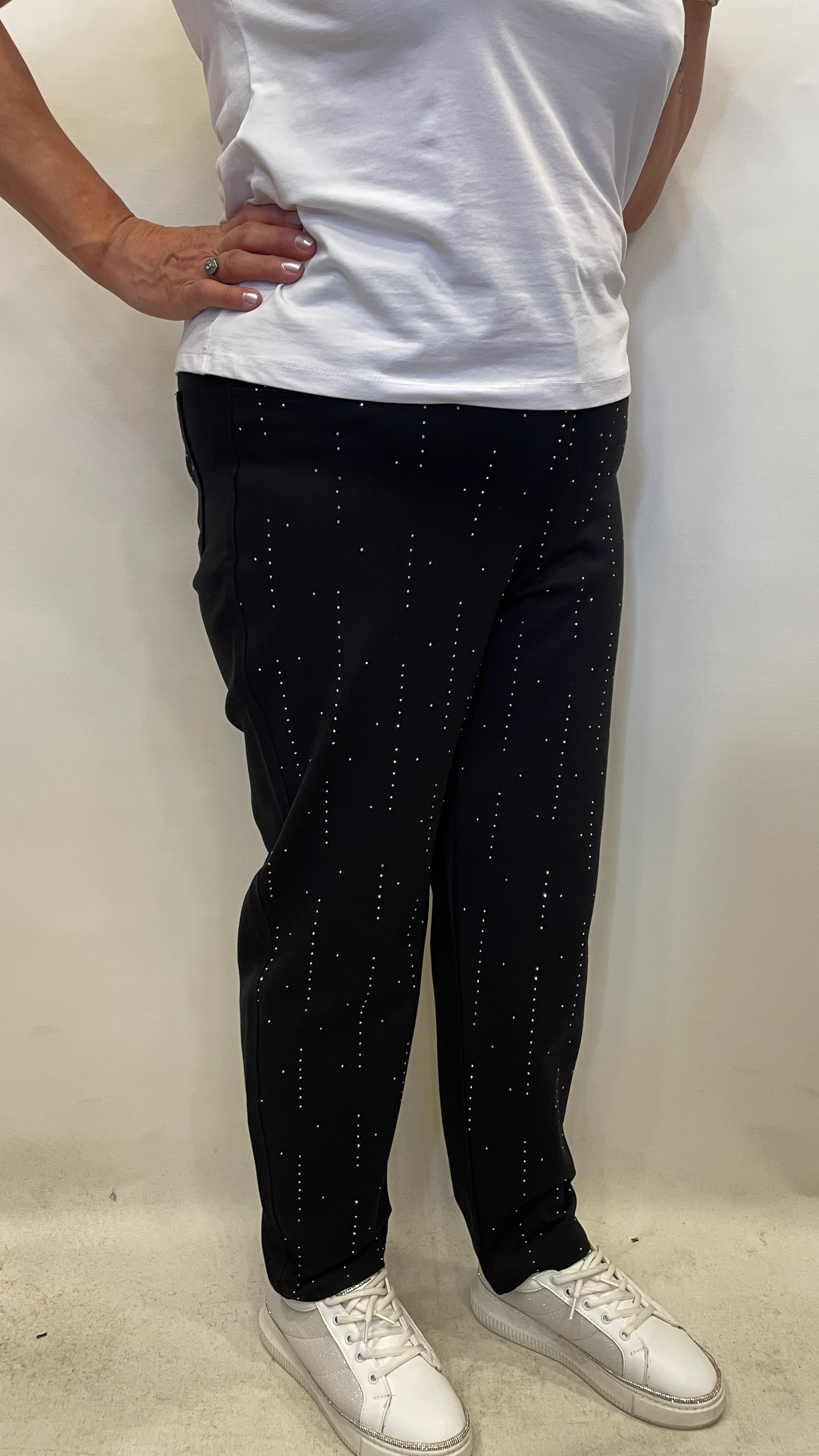 BÜYÜK BEDEN TAŞLI PANTOLON