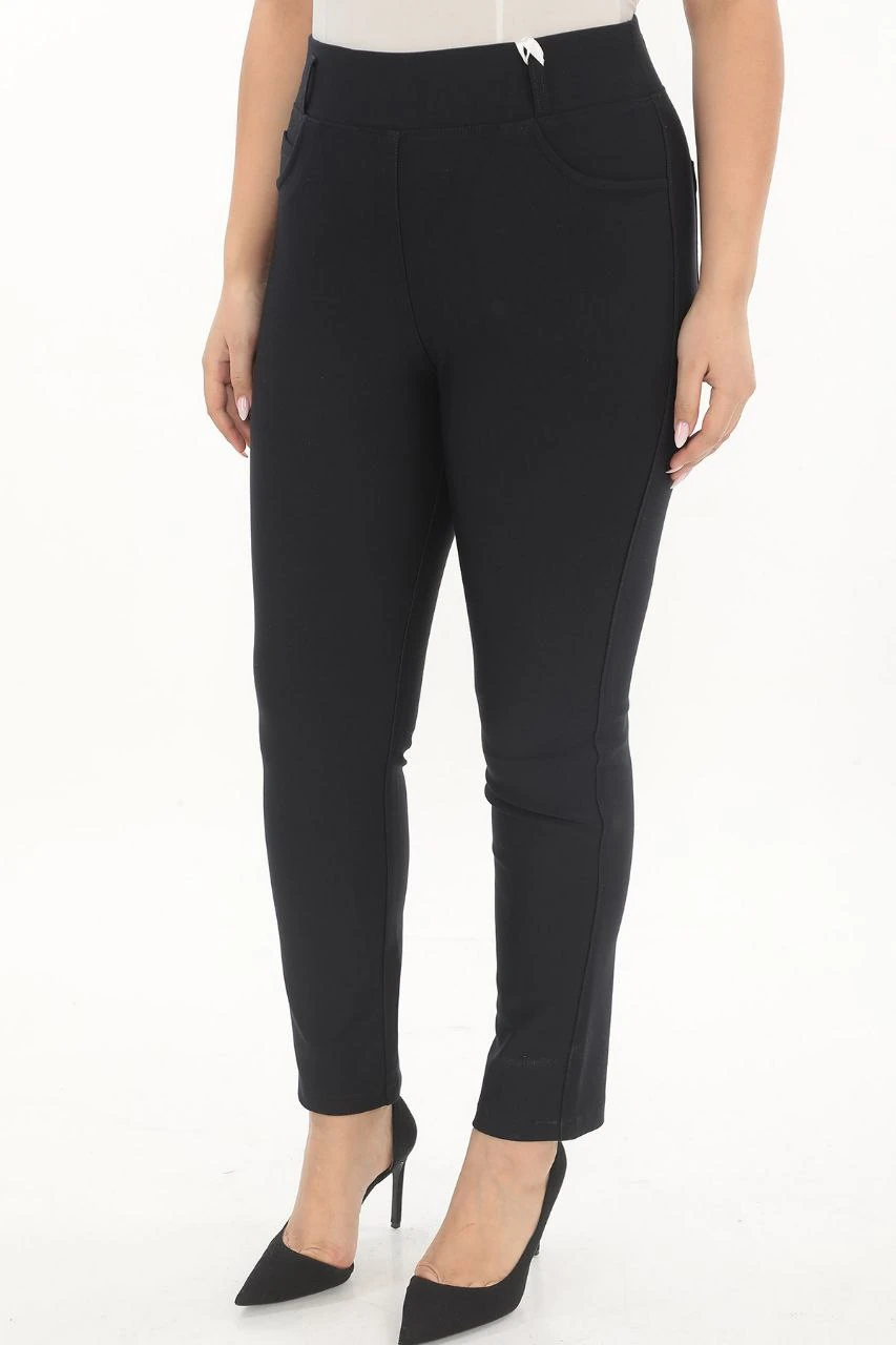 BÜYÜK BEDEN TOPARLAYICI  PANTOLON - SİYAH