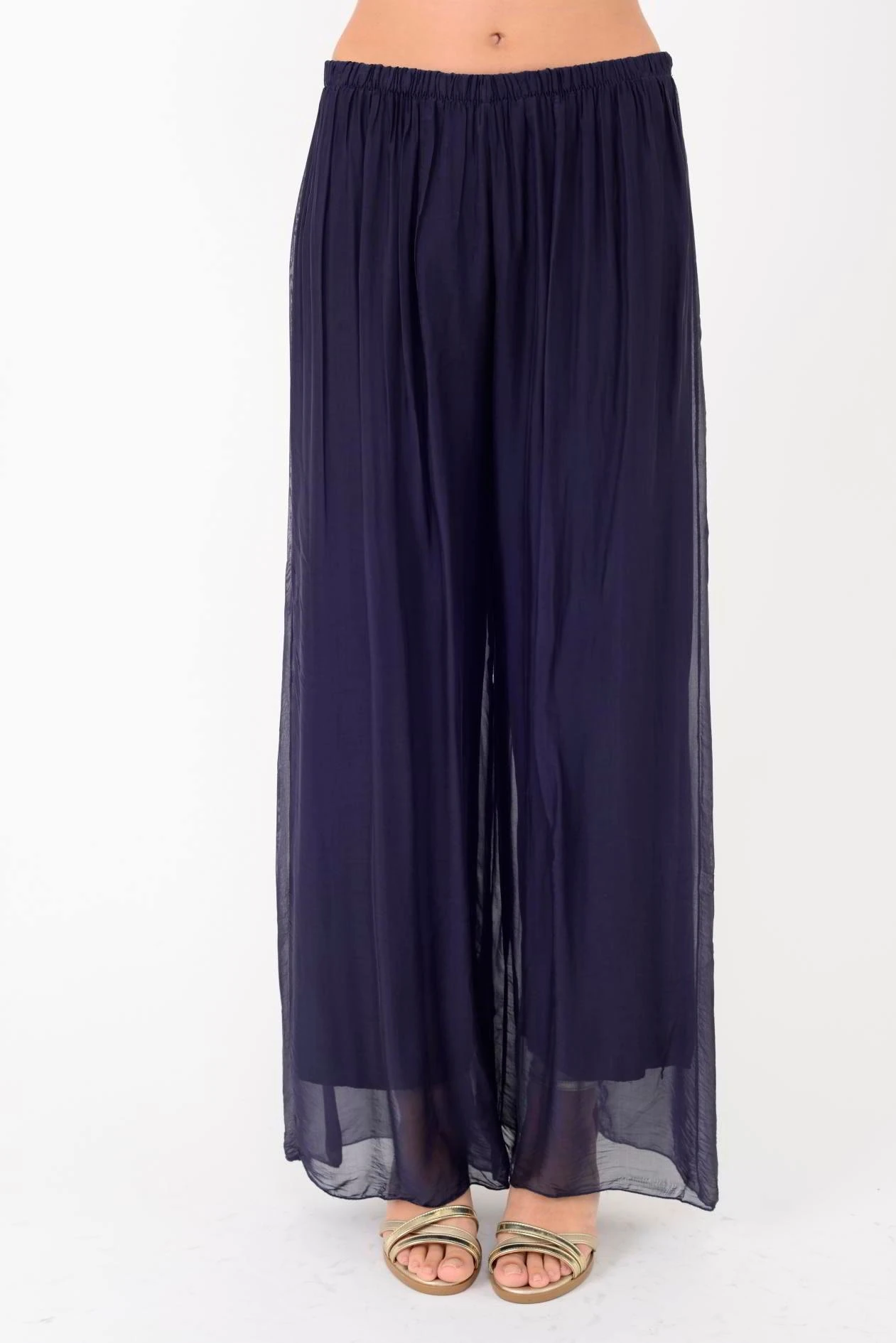 İPEK PANTOLON - LACİVERT