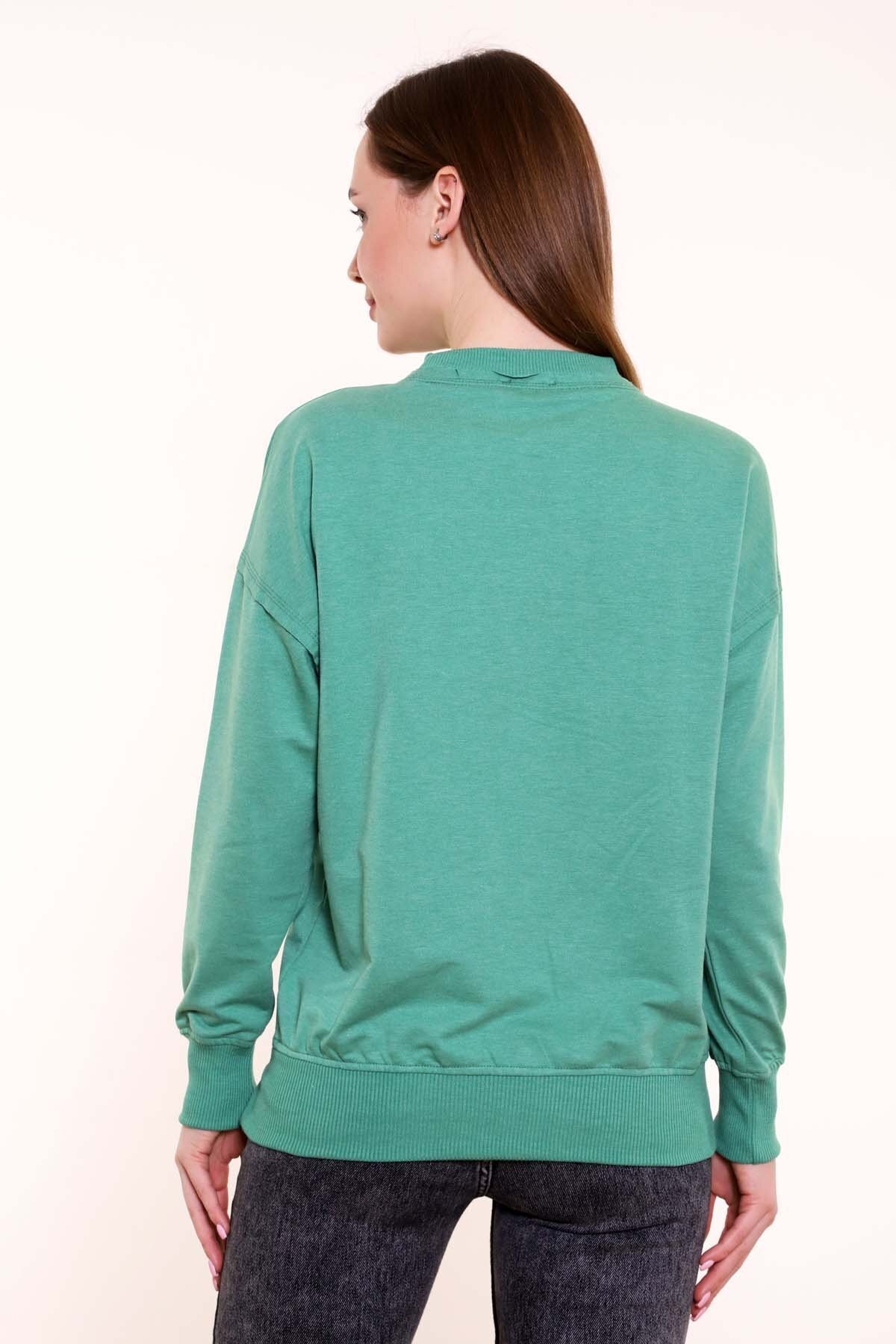 Mari Baskısız Sweatshirt