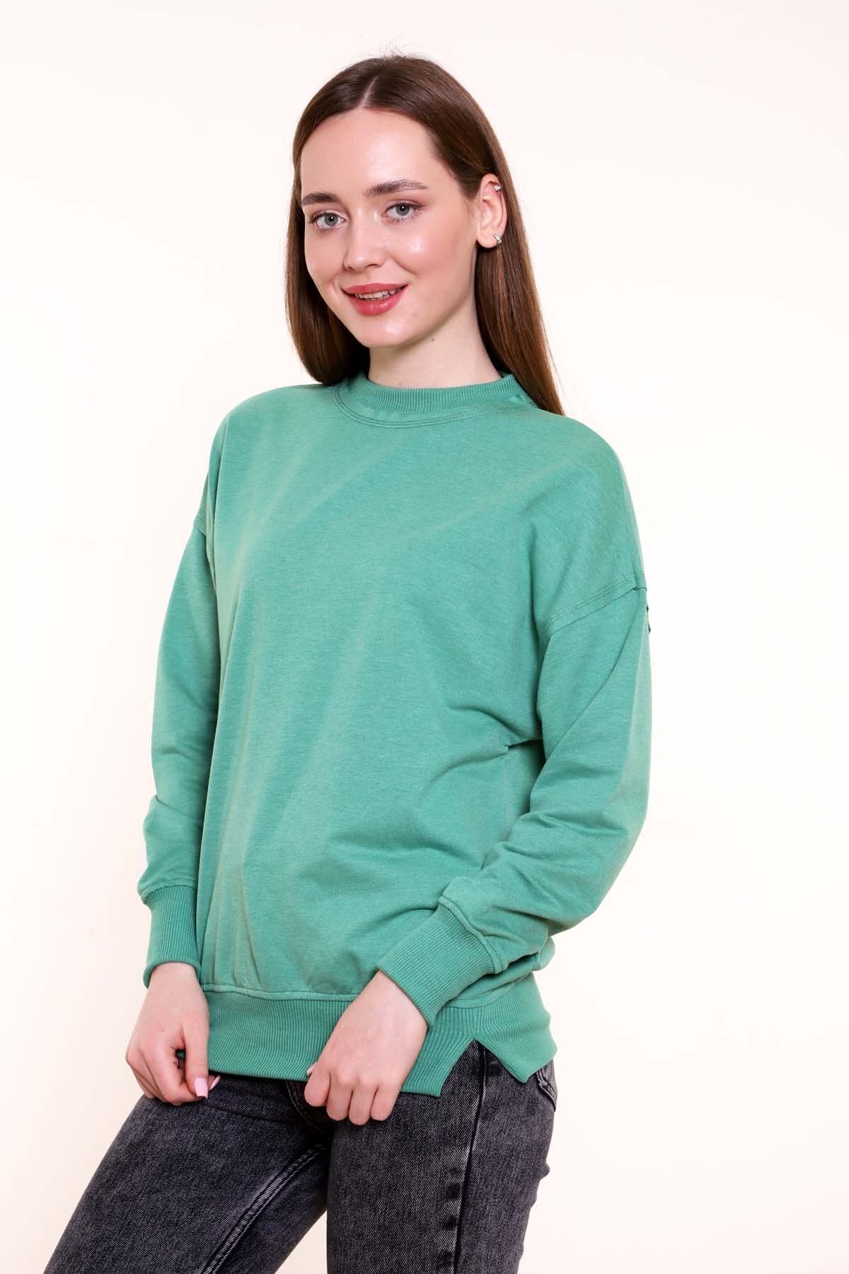 Mari Baskısız Sweatshirt