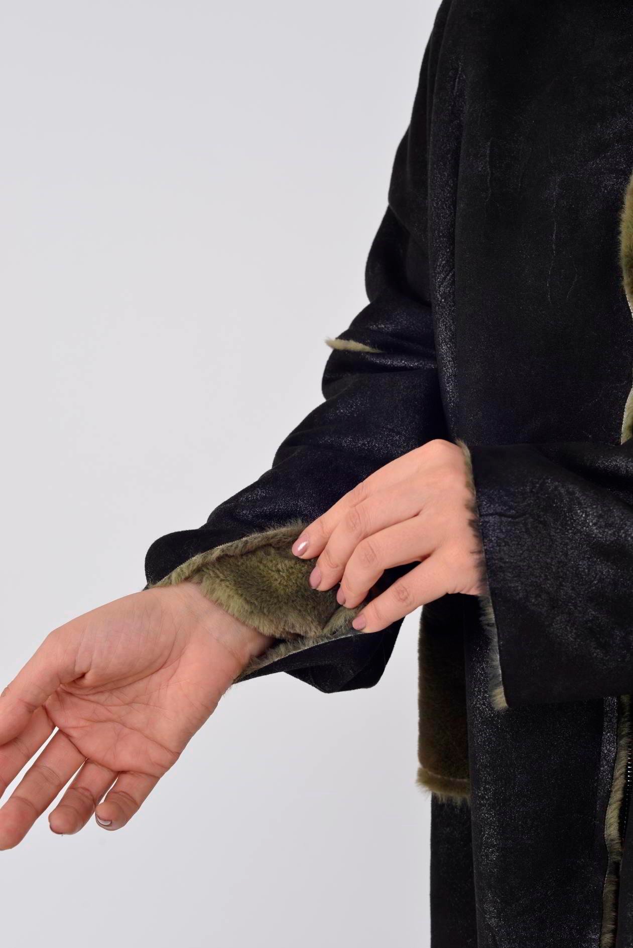 KAMUFLAJ DETAYLI NUBUK KABAN