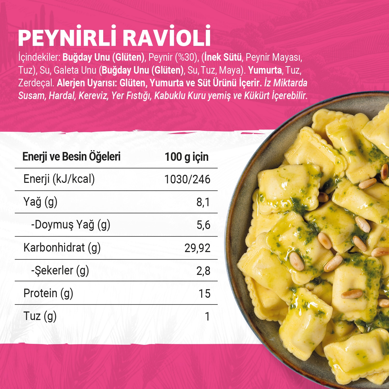 Peynirli Ravioli
