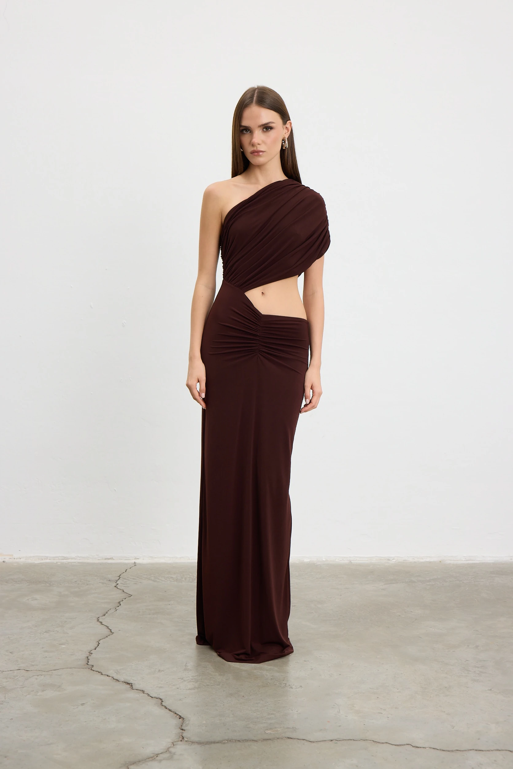 Astra Dress - Acı Kahve