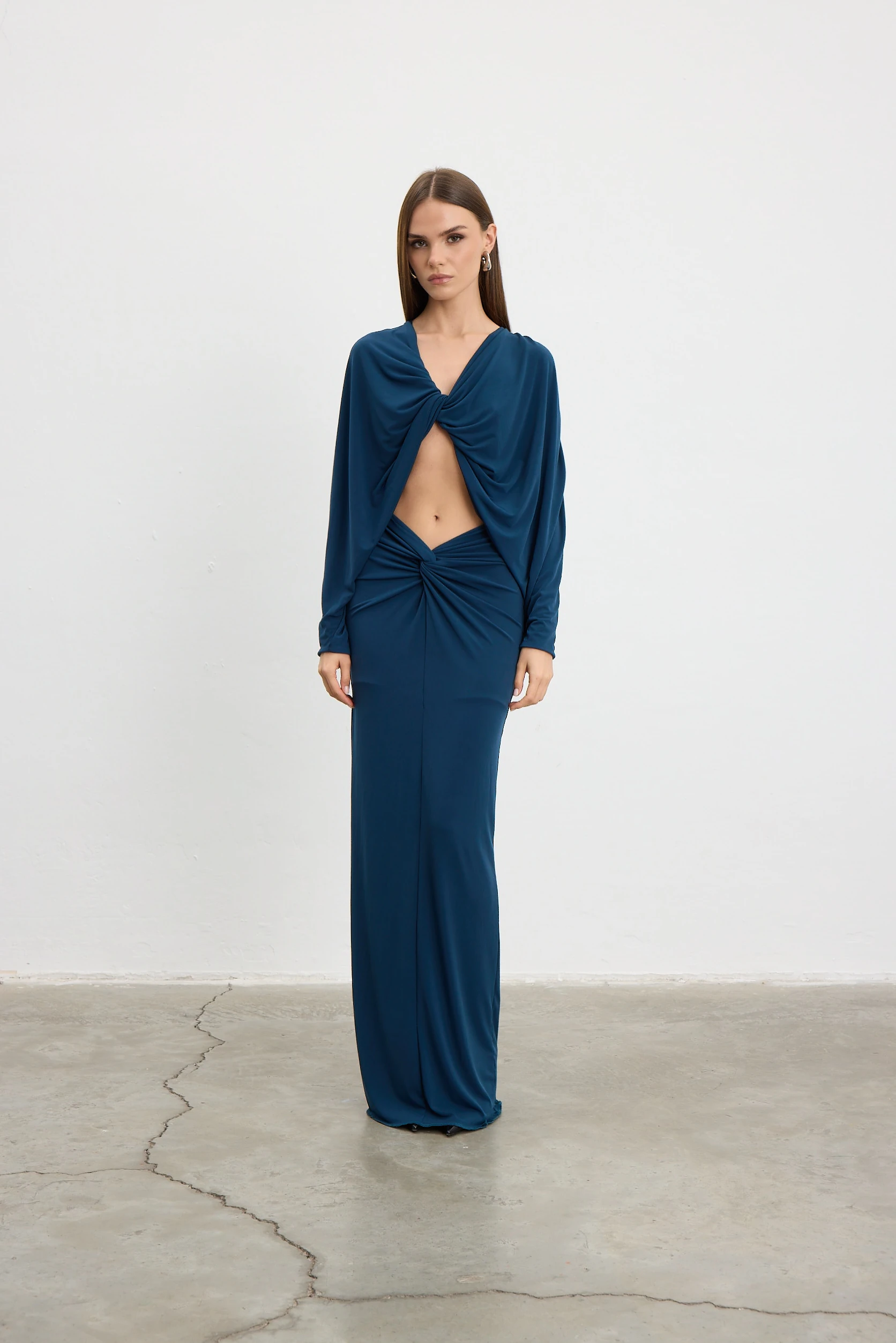 Sirena Dress - Gece Mavisi