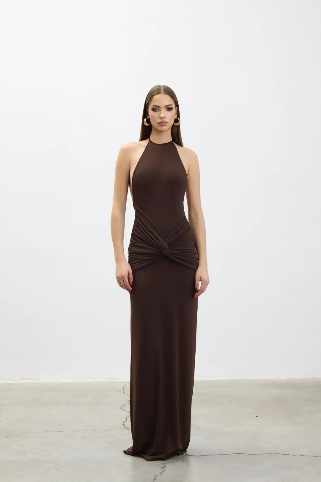 Aura Drape Dress