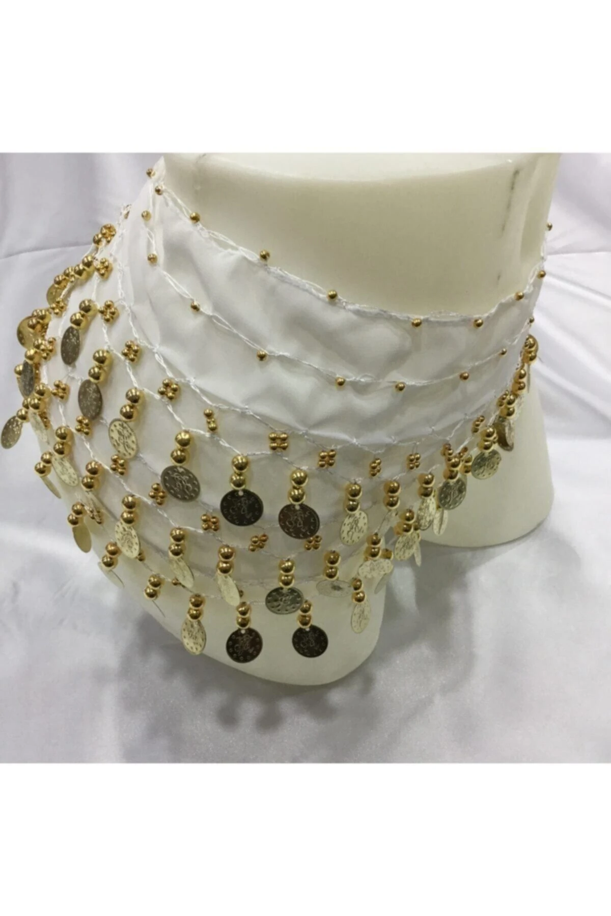 Dansa Özel Beyaz Şakira Kemeri – Magnet ve Hediyelik Süs Aksesuarı