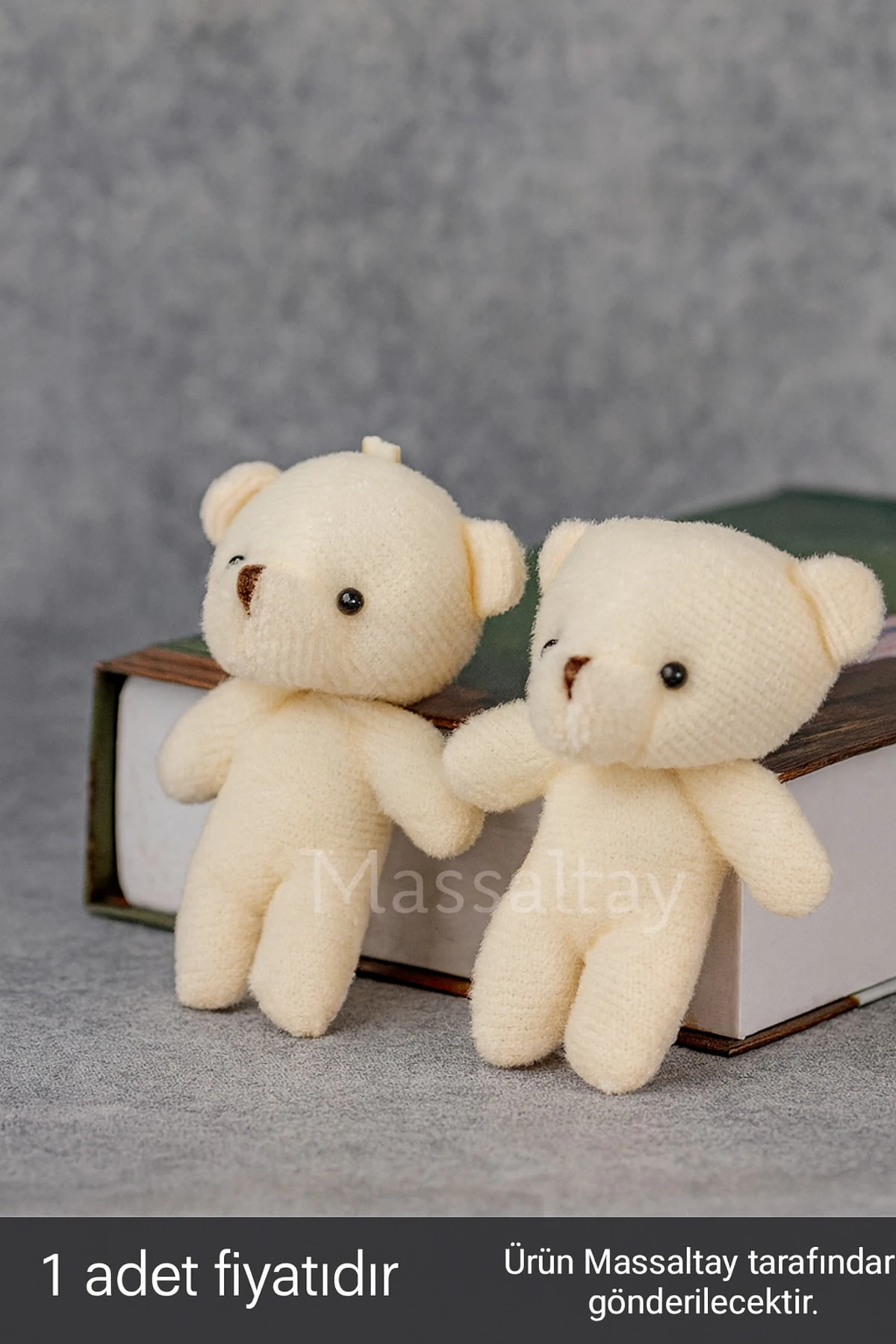 Süsleme Ayıcık 11 cm – Nikah Şekeri, Kına, Bebek Doğum Günü ve Organizasyon Hediyelik