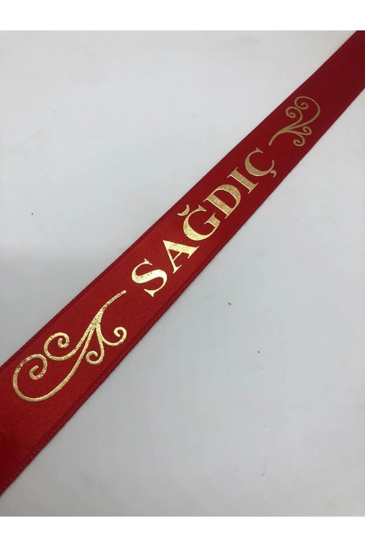 Kırmızı Sağdıç Kurdelesi | Kına Gecesi ve Düğün İçin