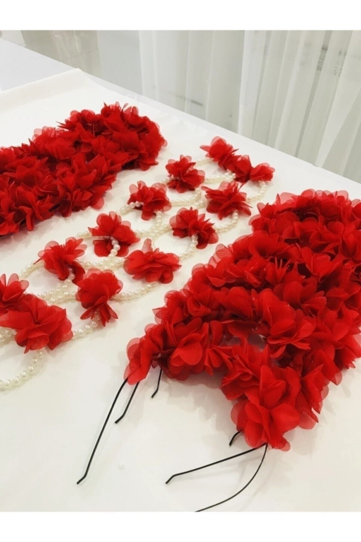 Nedime Bileklik Ve Nedime Taç Set 28 Parça Modajico