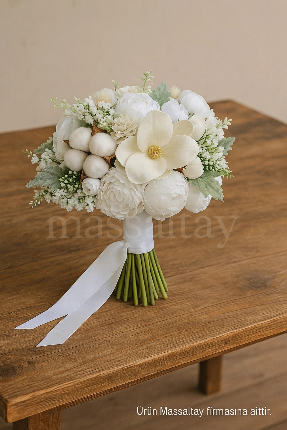 Premium Bol Çiçek ve Arajmanlı Gelin Çiçeği