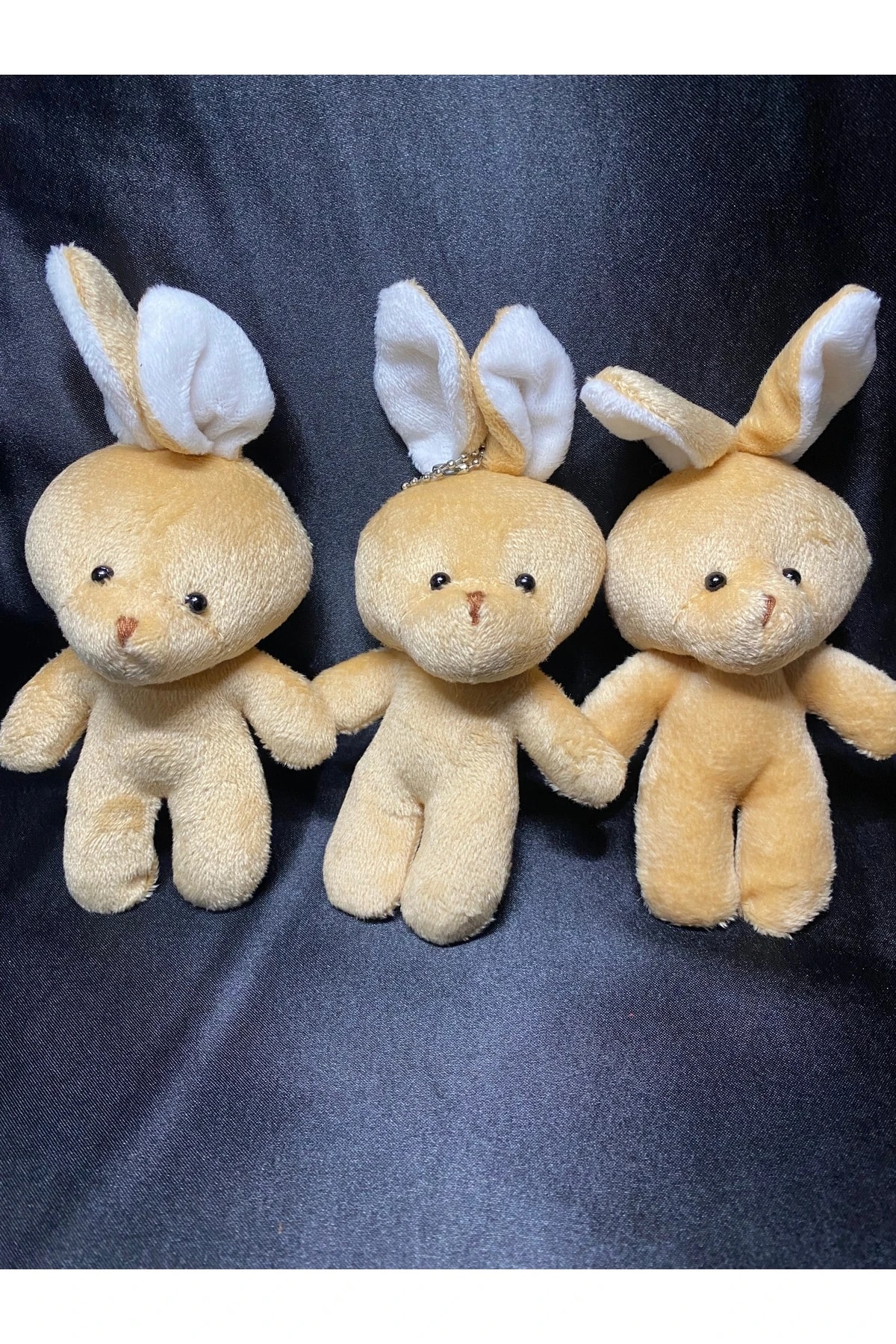 Tavşan Figürlü Peluş Ayıcık Anahtarlık - Anahtarlık & Çanta Süsü (1 Adet)