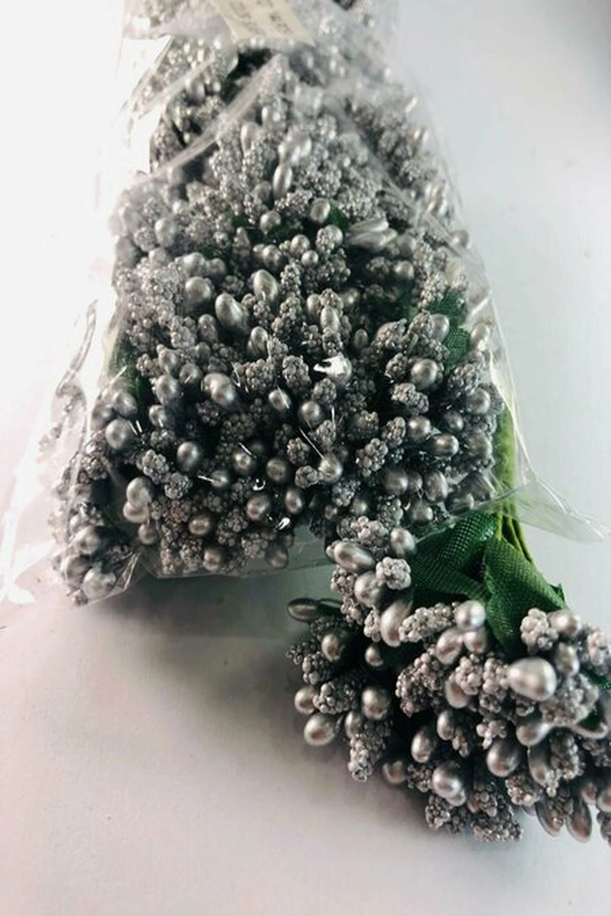 Gümüş Simli Tohum Pıtırcık 144’lü | Parlak Dekoratif Süs Malzemesi