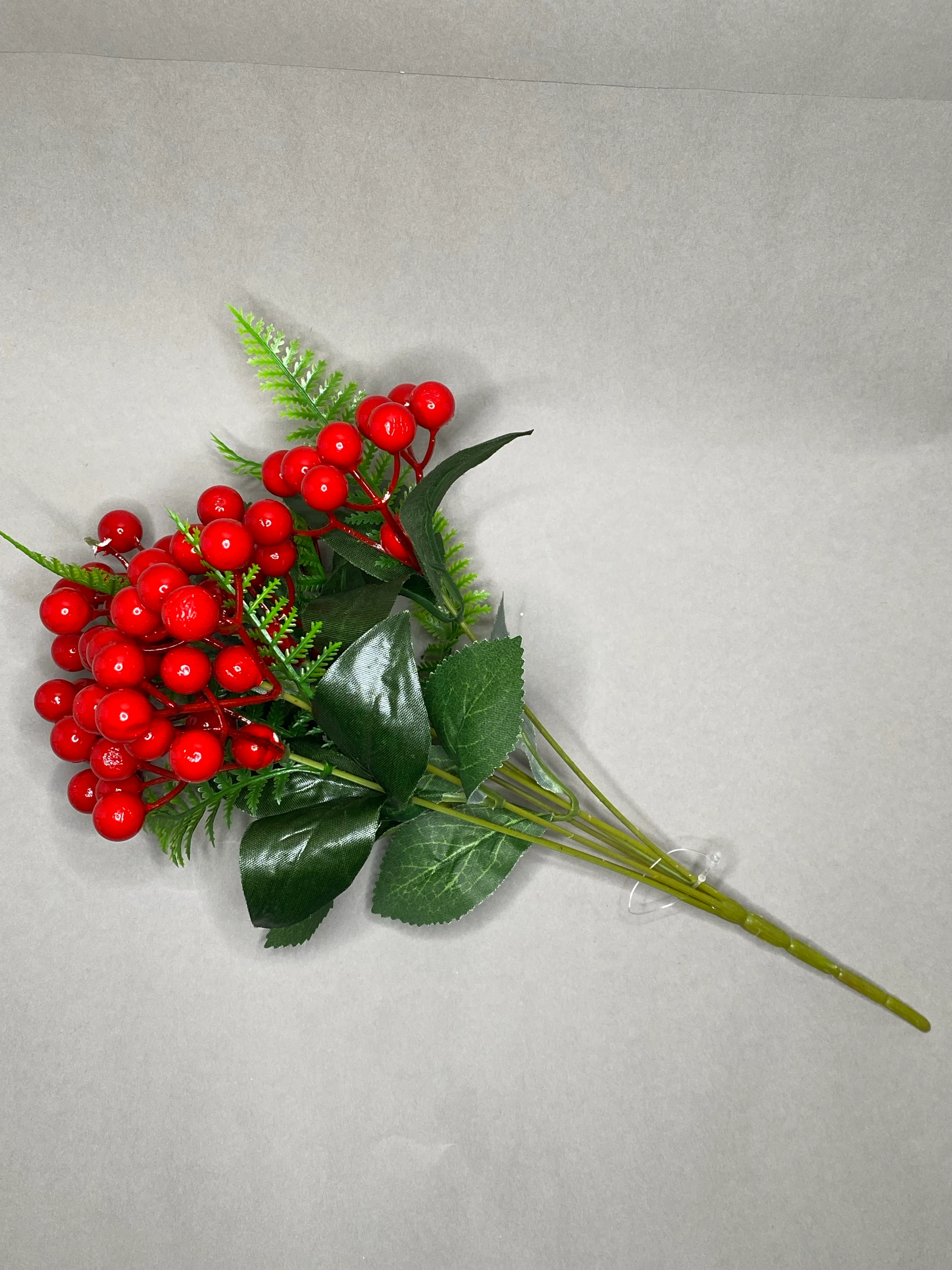 Kokina Çiçeği Bir Demet | Yılbaşı Kapı Süsü, Masa Dekoru ve Dekoratif Kırmızı Süs Çiçeği 