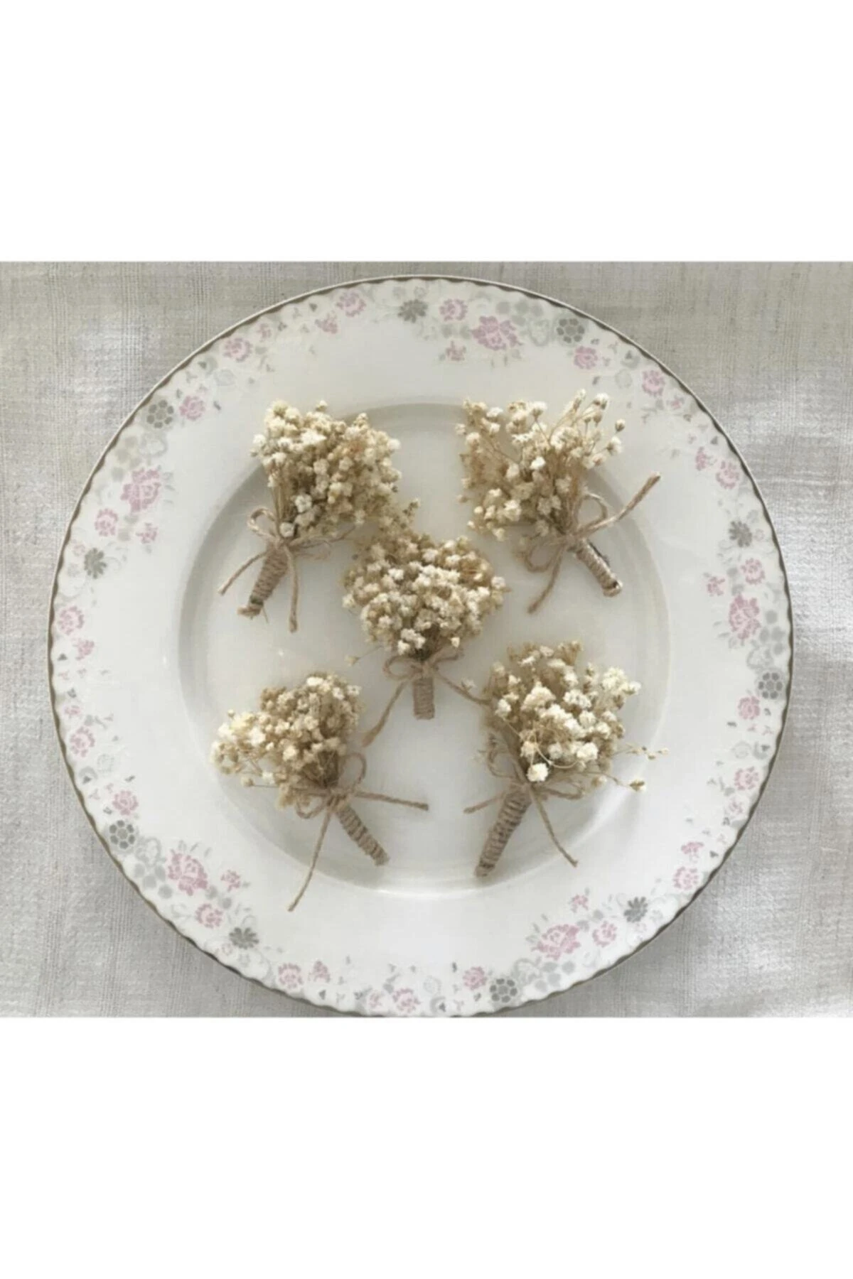 Cipso Yaka Çiçeği – Yaka İğnesi | Düğün ve Özel Gün Aksesuarı