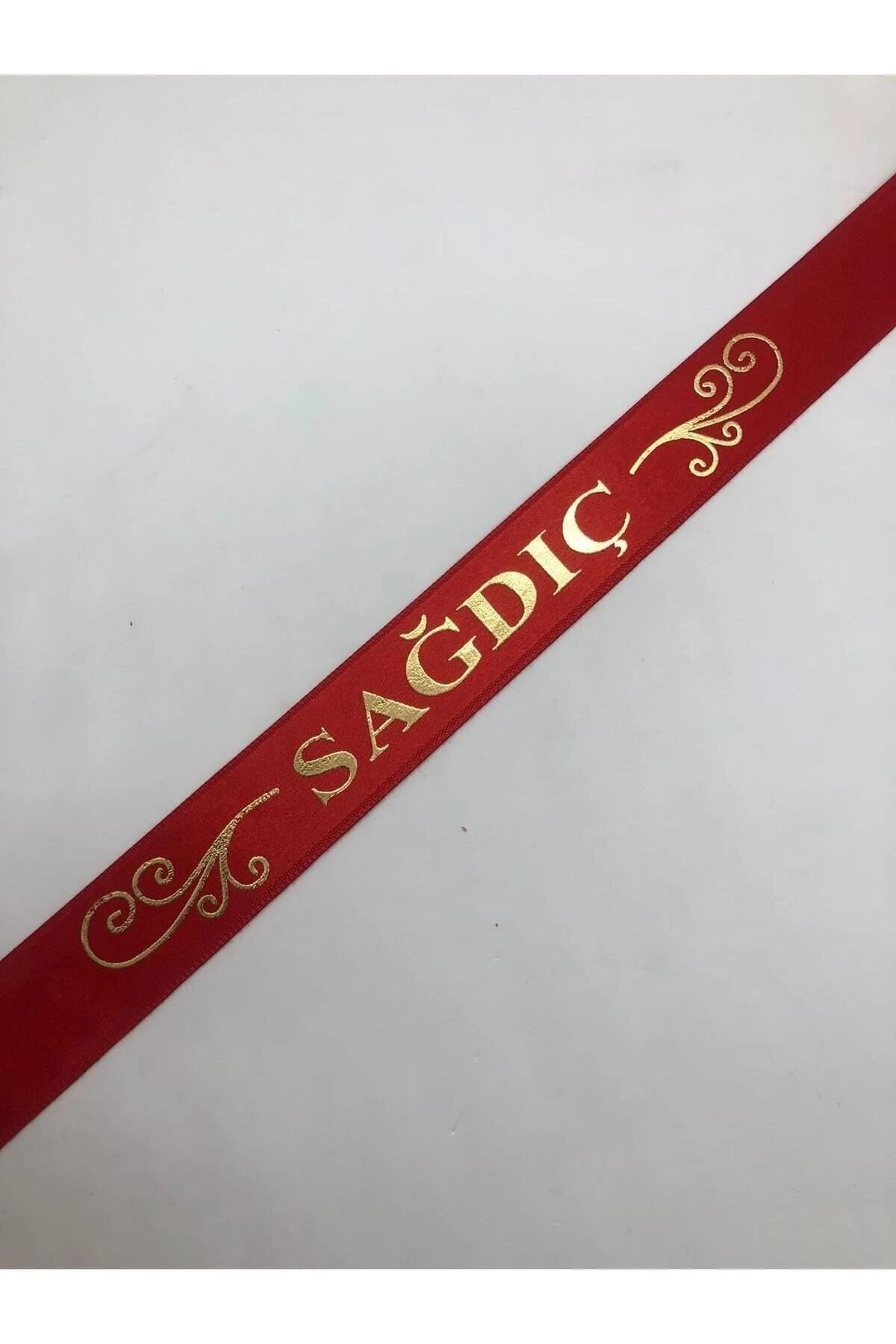 Kırmızı Sağdıç Kurdelesi | Kına Gecesi ve Düğün İçin