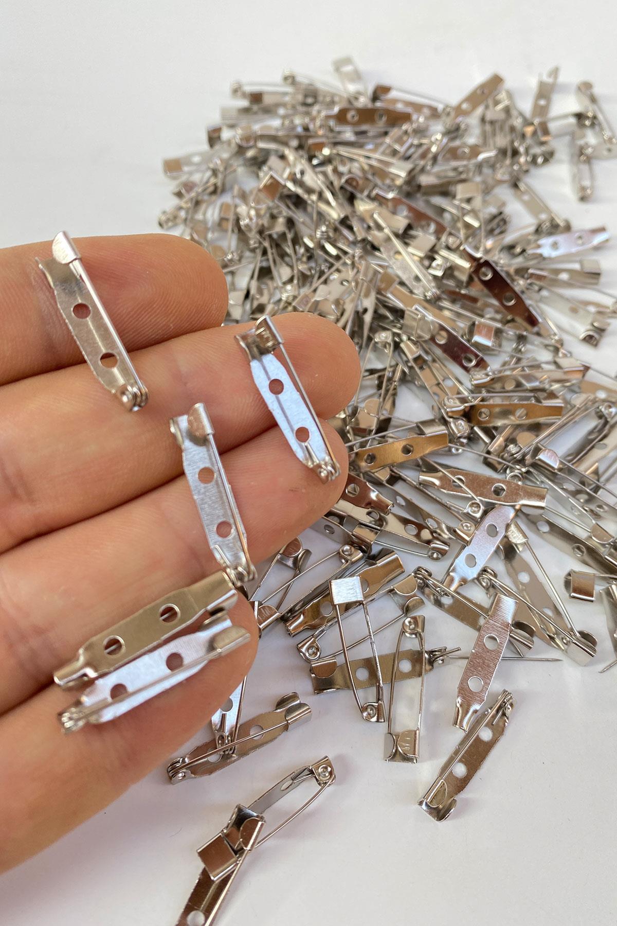 Broş İğnesi – 20 Adet Damat Çiçeği Yaka İğnesi | Takı ve Yaka Aksesuarı