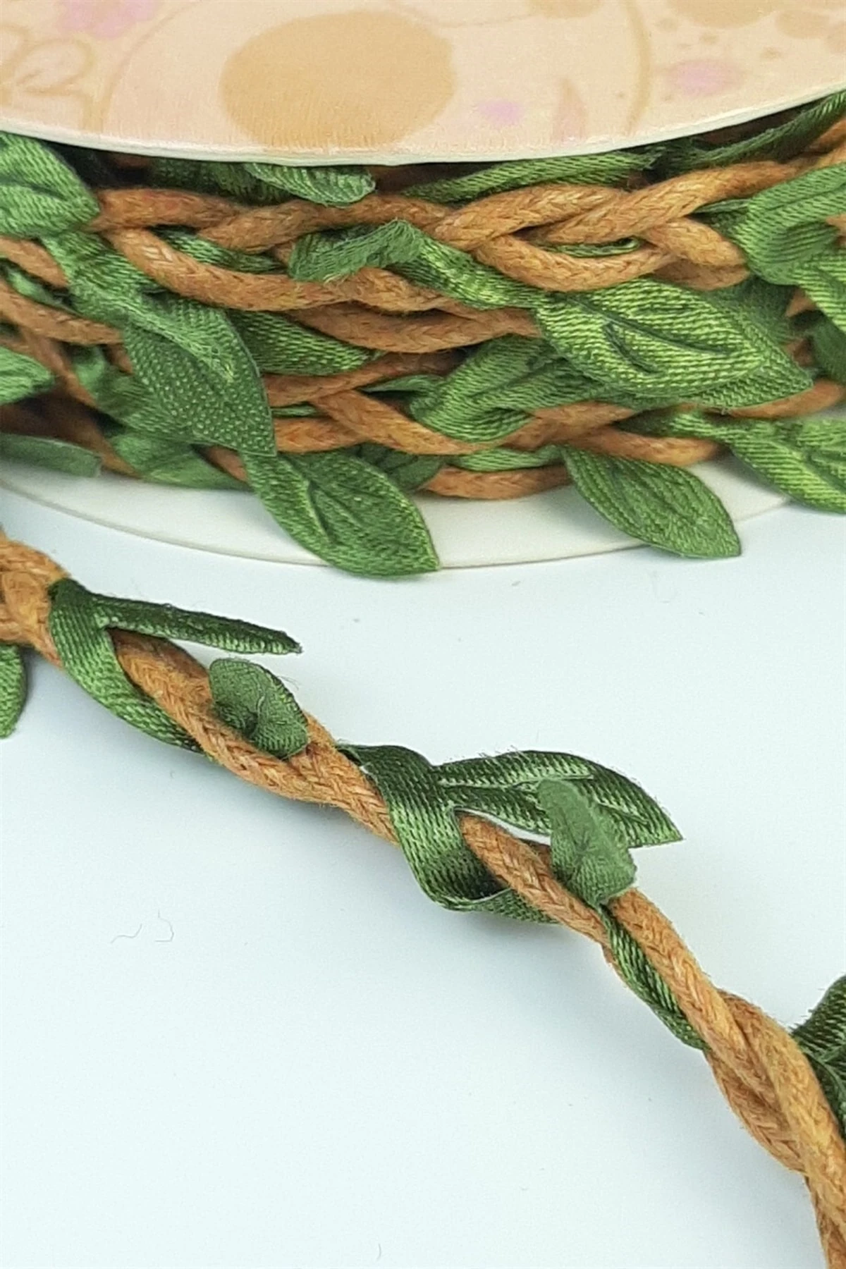 Yapraklı Şerit Hasır Jüt Ip 1 Metre Helsinki – Örgü Ipi – Örgü Ipi