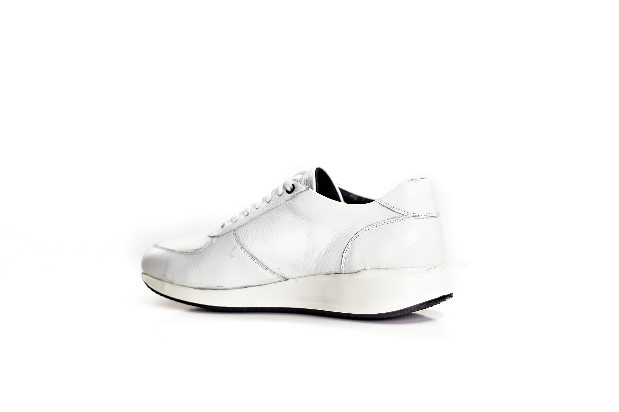 D desenli Hakiki Deri Erkek Sneaker 9910