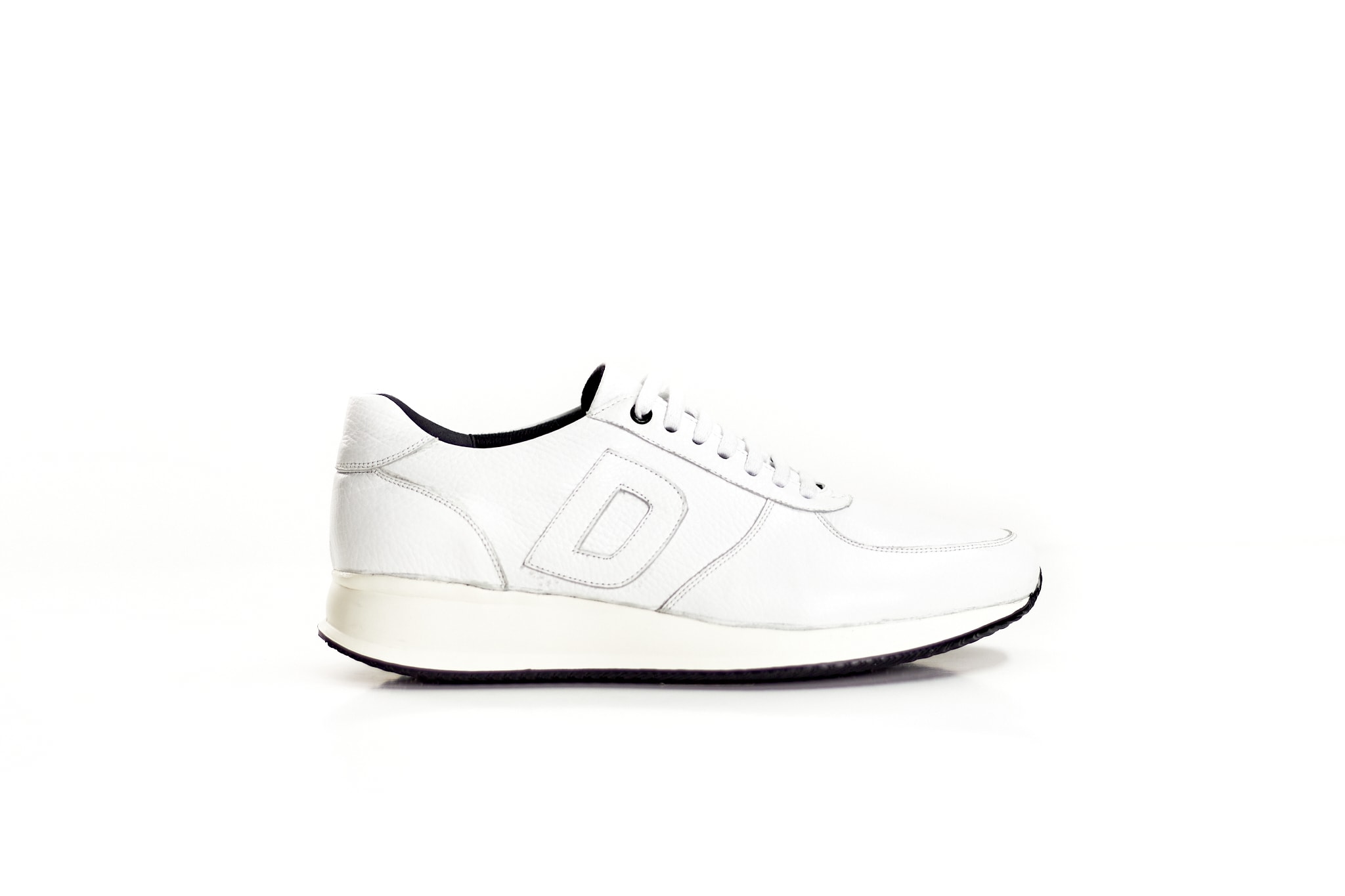 D desenli Hakiki Deri Erkek Sneaker 9910