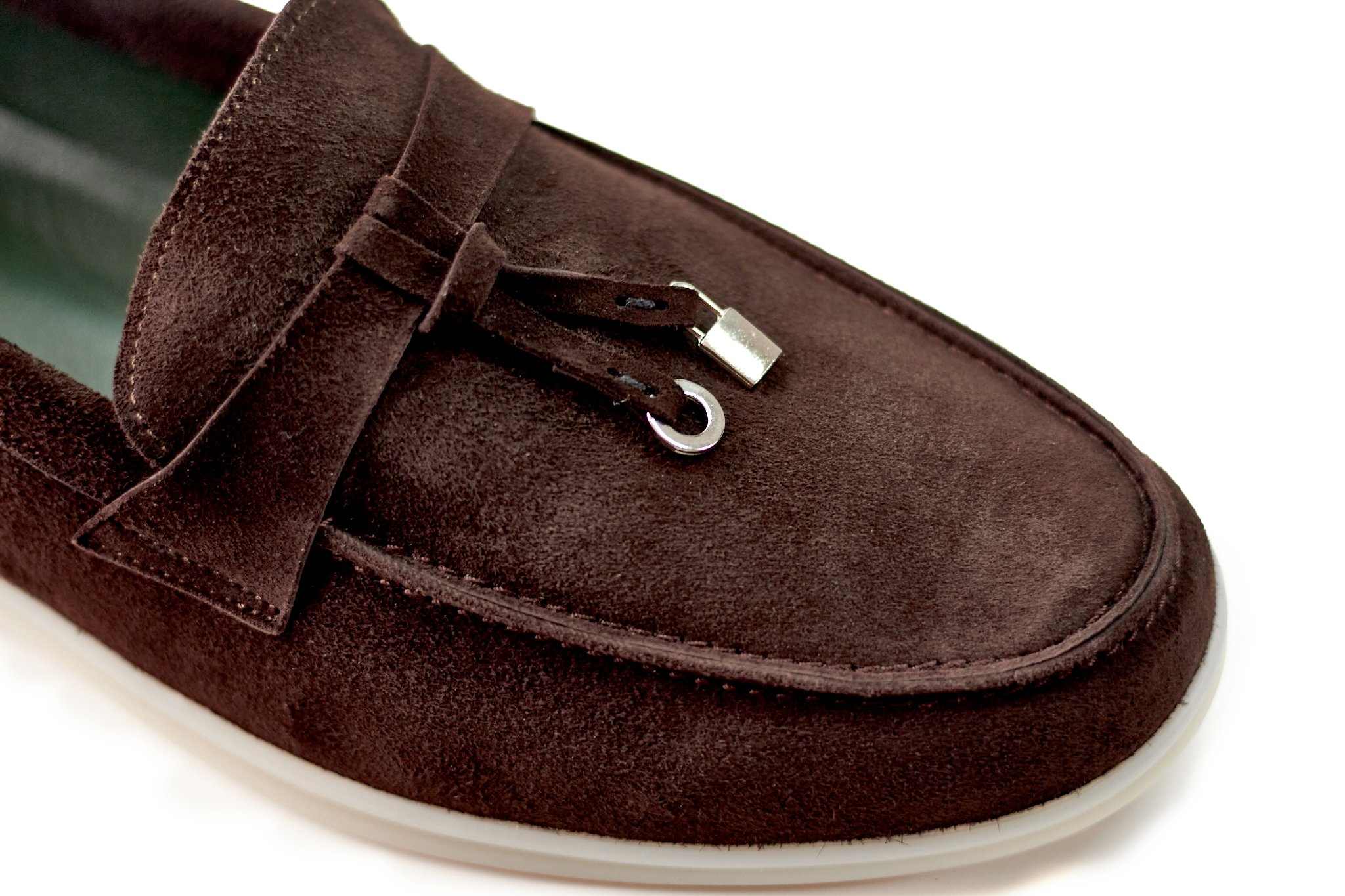 Toka Detaylı Bıyık Erkek Loafer Ayakkabı 9100 - Kahverengi