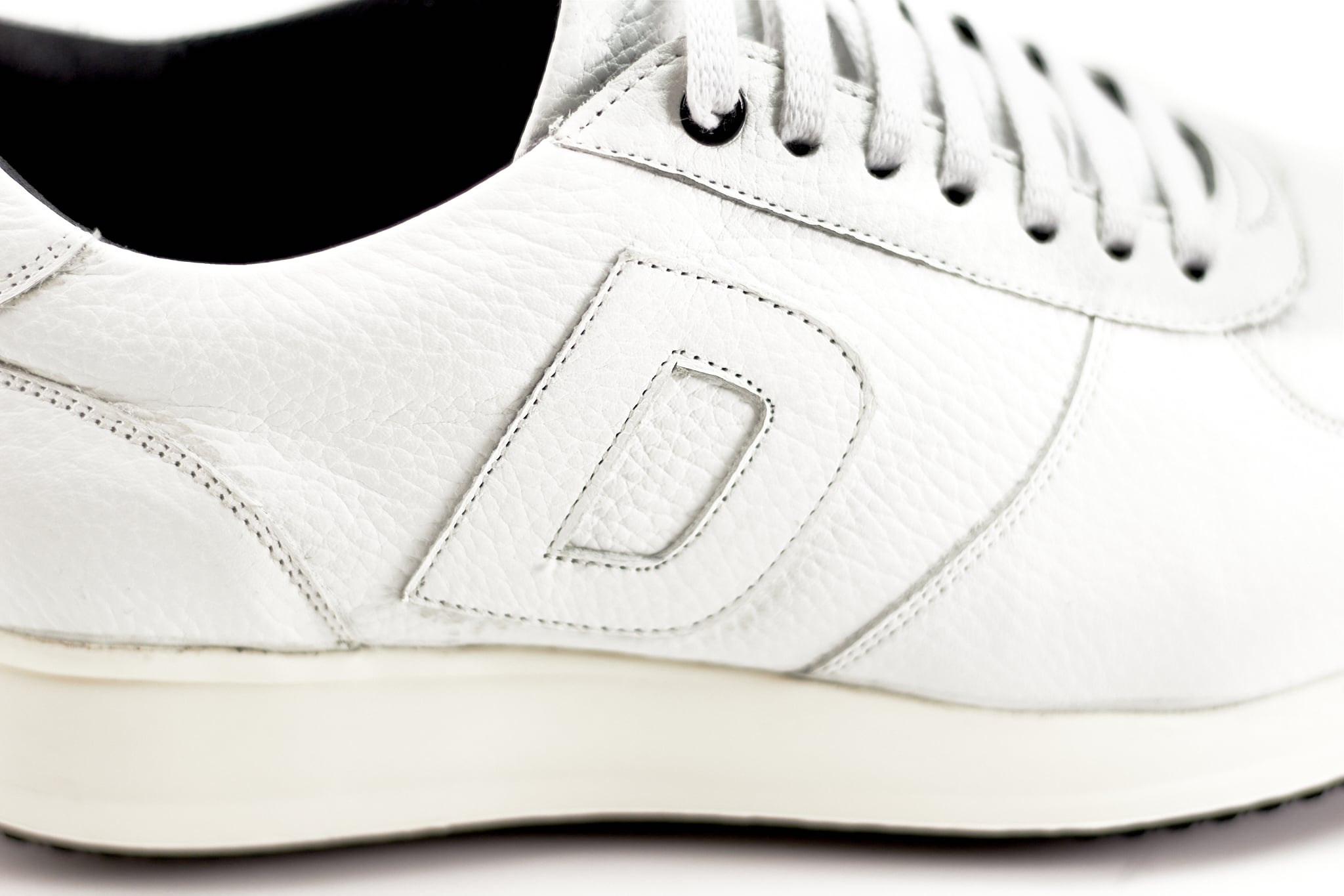 D desenli Hakiki Deri Erkek Sneaker 9910