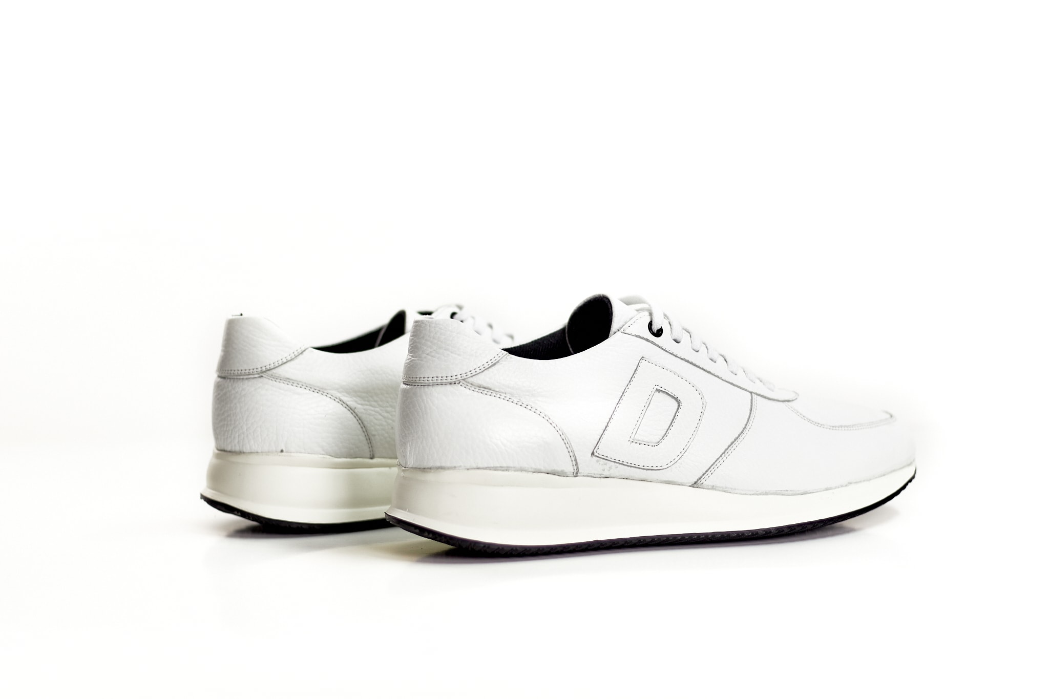 D desenli Hakiki Deri Erkek Sneaker 9910