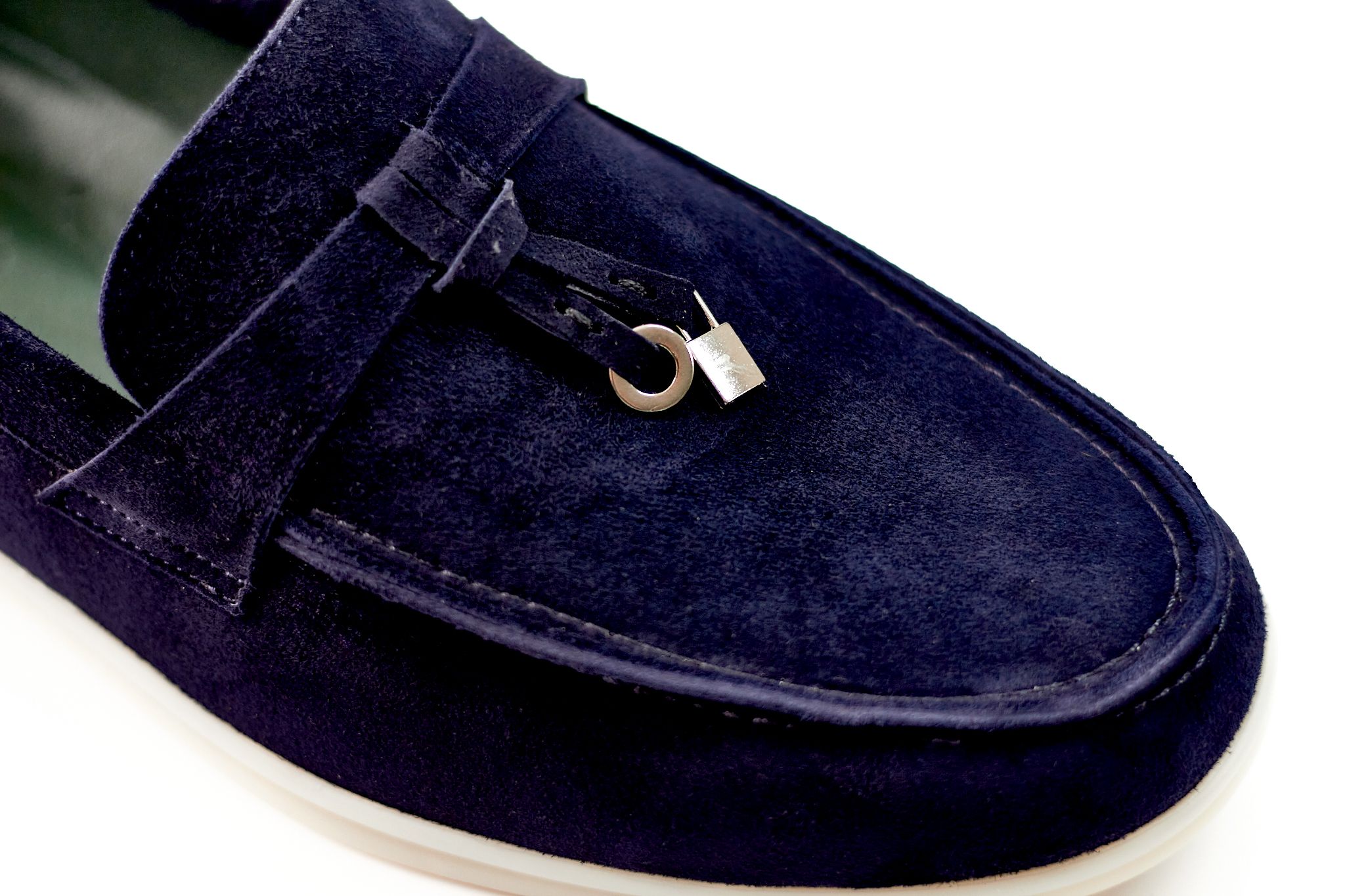 Toka Detaylı Bıyık Erkek Loafer Ayakkabı 9100 - Lacivert