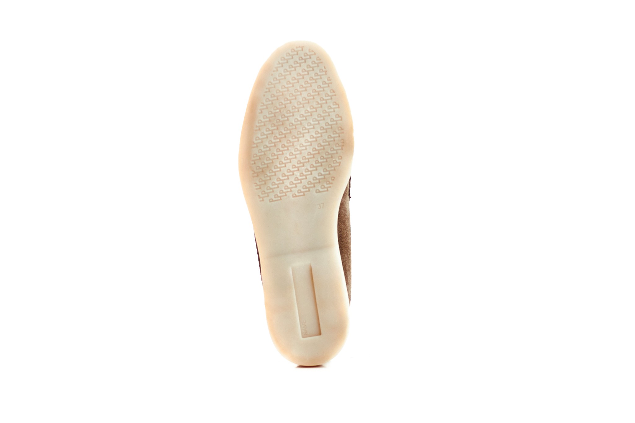 Toka Detaylı Bıyık Kadın Loafer Ayakkabı 9675 - Vizon