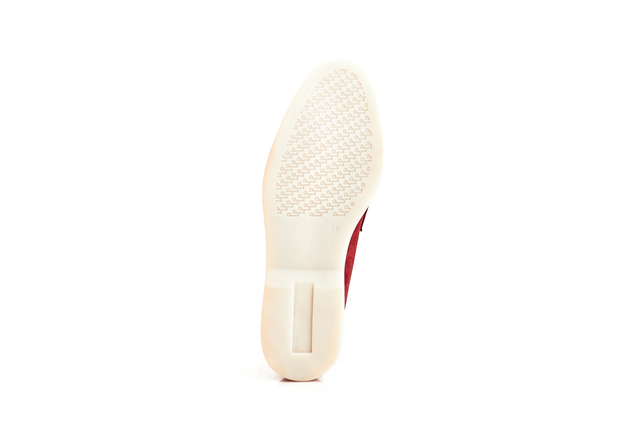 Toka Detaylı Bıyık Kadın Loafer Ayakkabı 9675 - Kırmızı