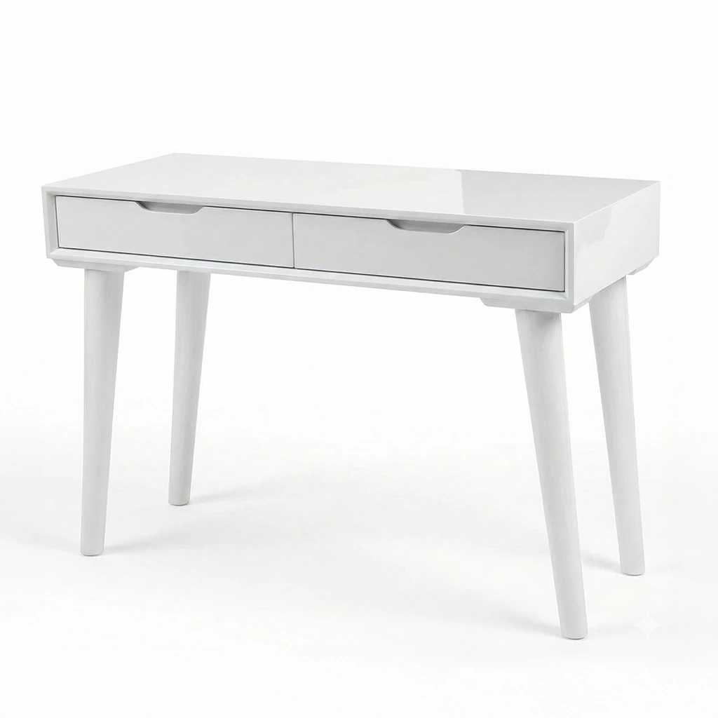 Beyaz Çekmeceli Dresuar & Makyaj Masası