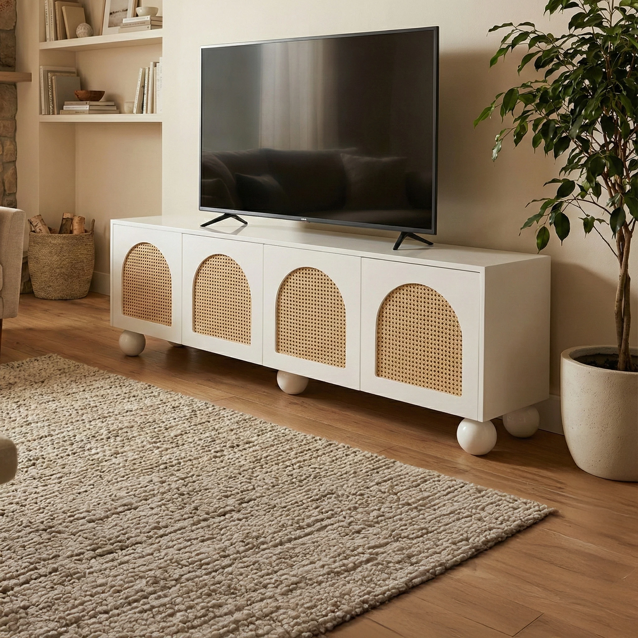 Kubbeli Hasır TV Ünitesi