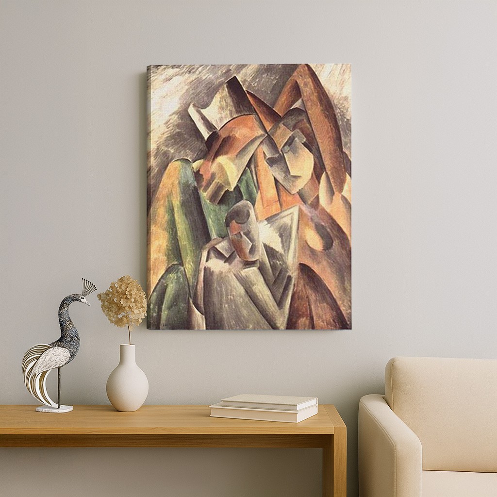 Pablo Picasso – Harlequin ve Ailesi Kanvas Tablo
