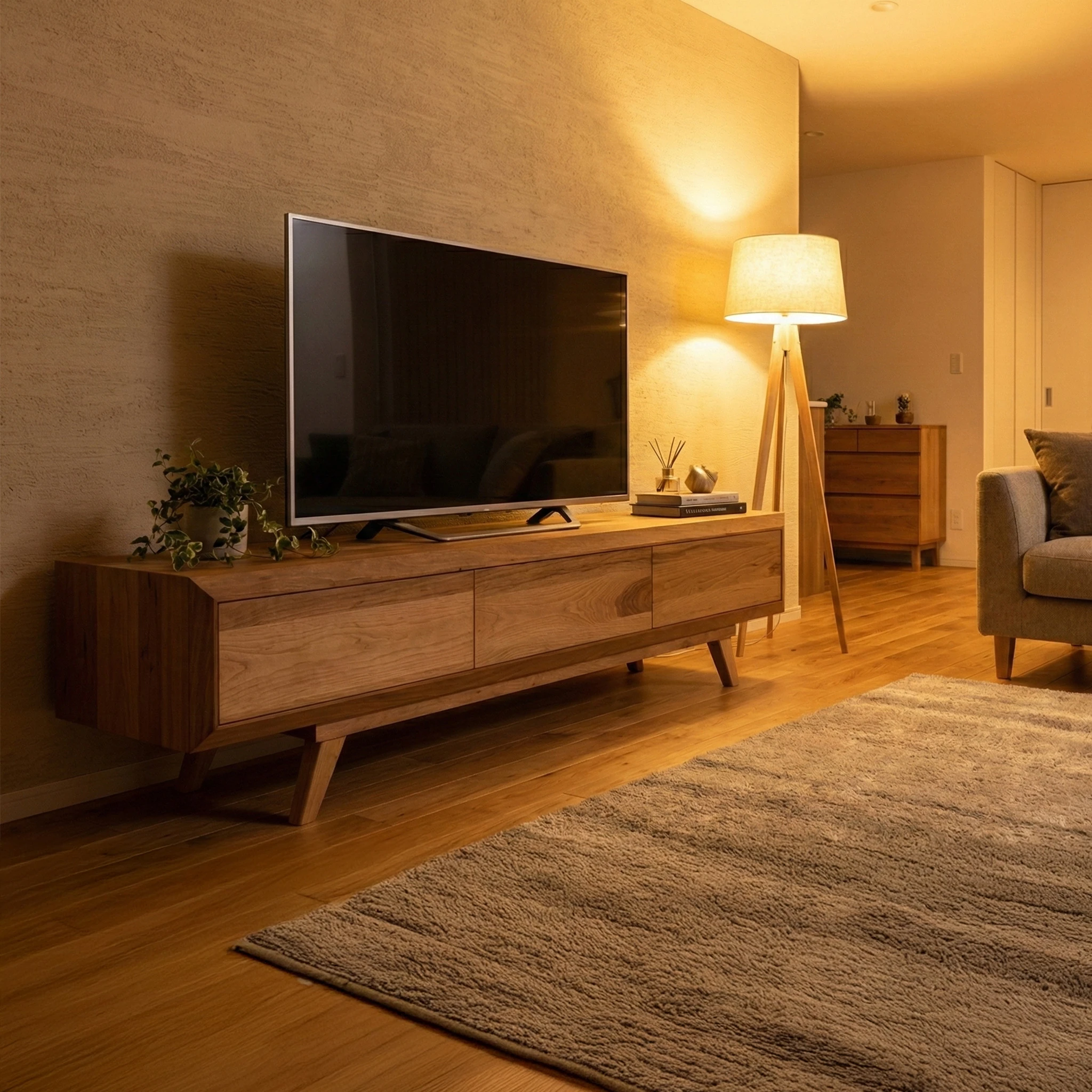 Modern Ceviz TV Ünitesi