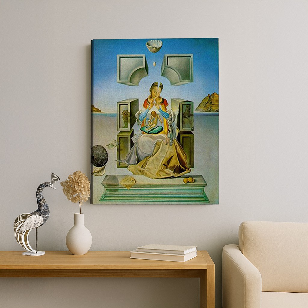 Salvador Dalí – The Port Lligat Limanı’nda Madonna Kanvas Tablo