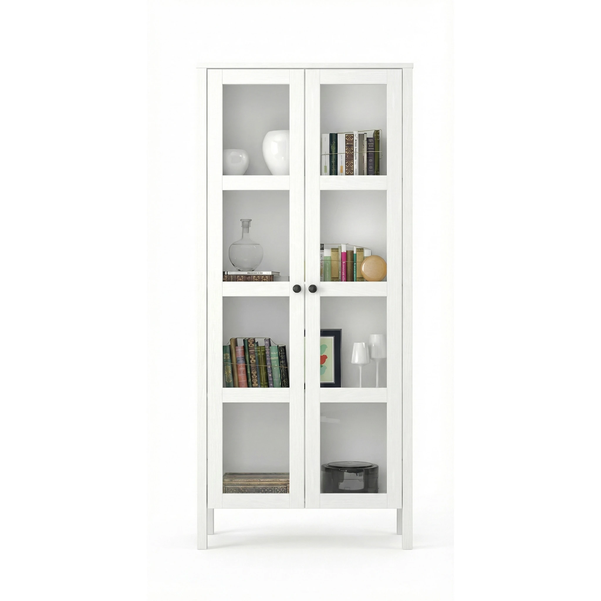 Cam Kapaklı Kitaplık