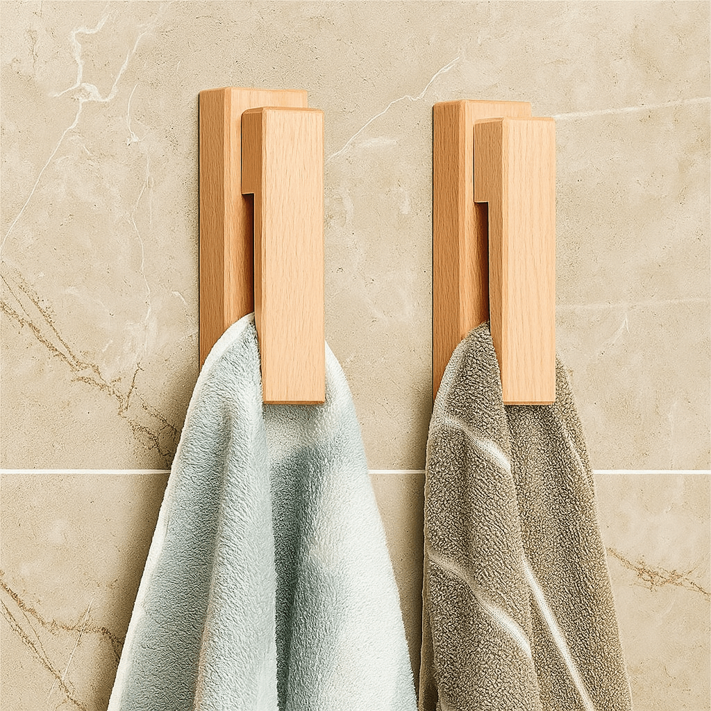 WoodGrip Ahşap Duvar Askısı – Minimal & Şık Tasarım