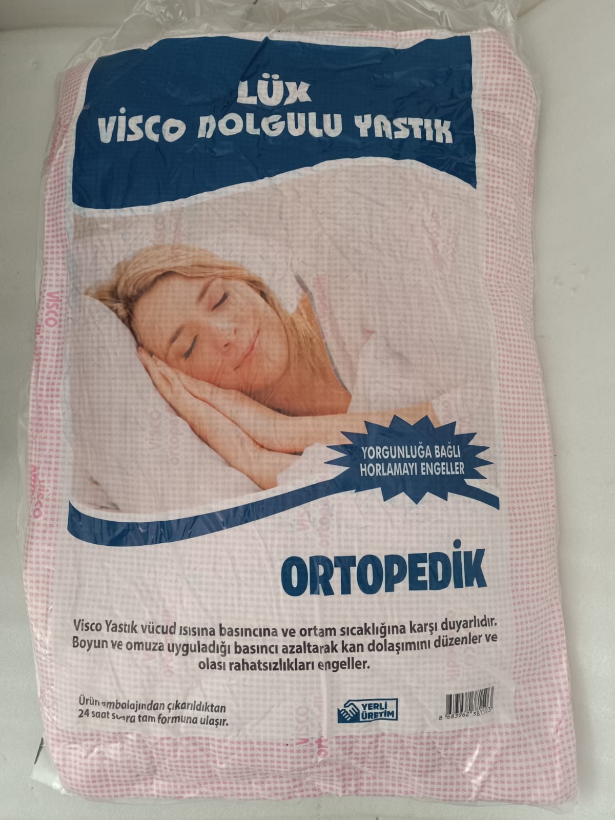 Lüx Visco Dolgulu Yastık Ortopedik