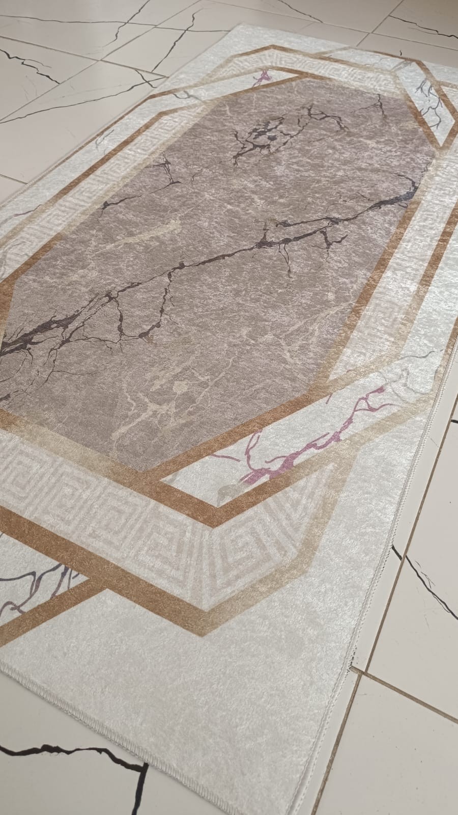 70 x 140 Mermer Desenli Dijital Yolluk – Kaymaz Taban, Silinebilir, Lüks ve Şık Tasarım