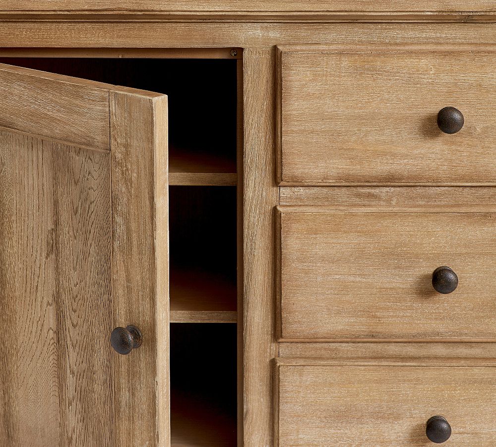 Ventura Konsol – %100 Meşe Masif, El İşçiliği Modern Rustik Tasarım