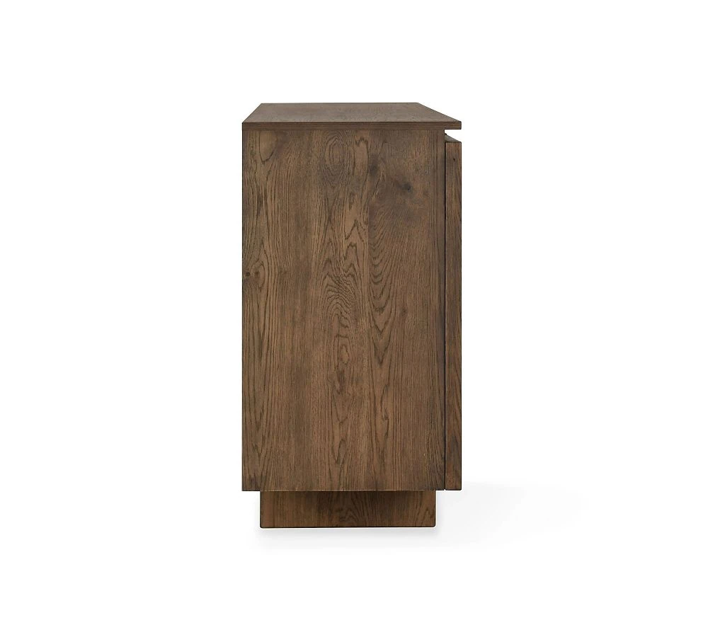 Arven Masif Konsol – Oluklu Kapak Tasarımı, Modern & Rustik Kabin Konsol (160×40×100)