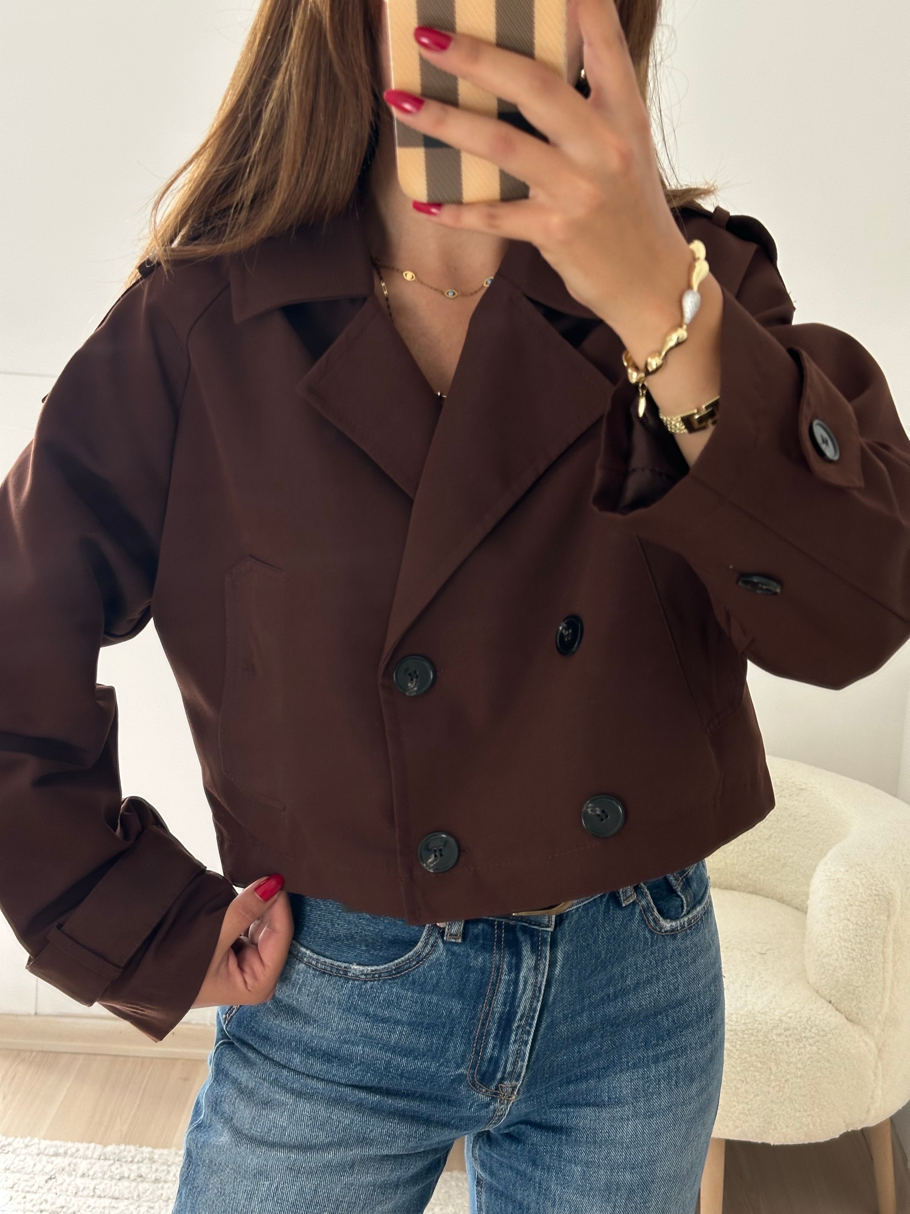 Acı kahve crop trenç