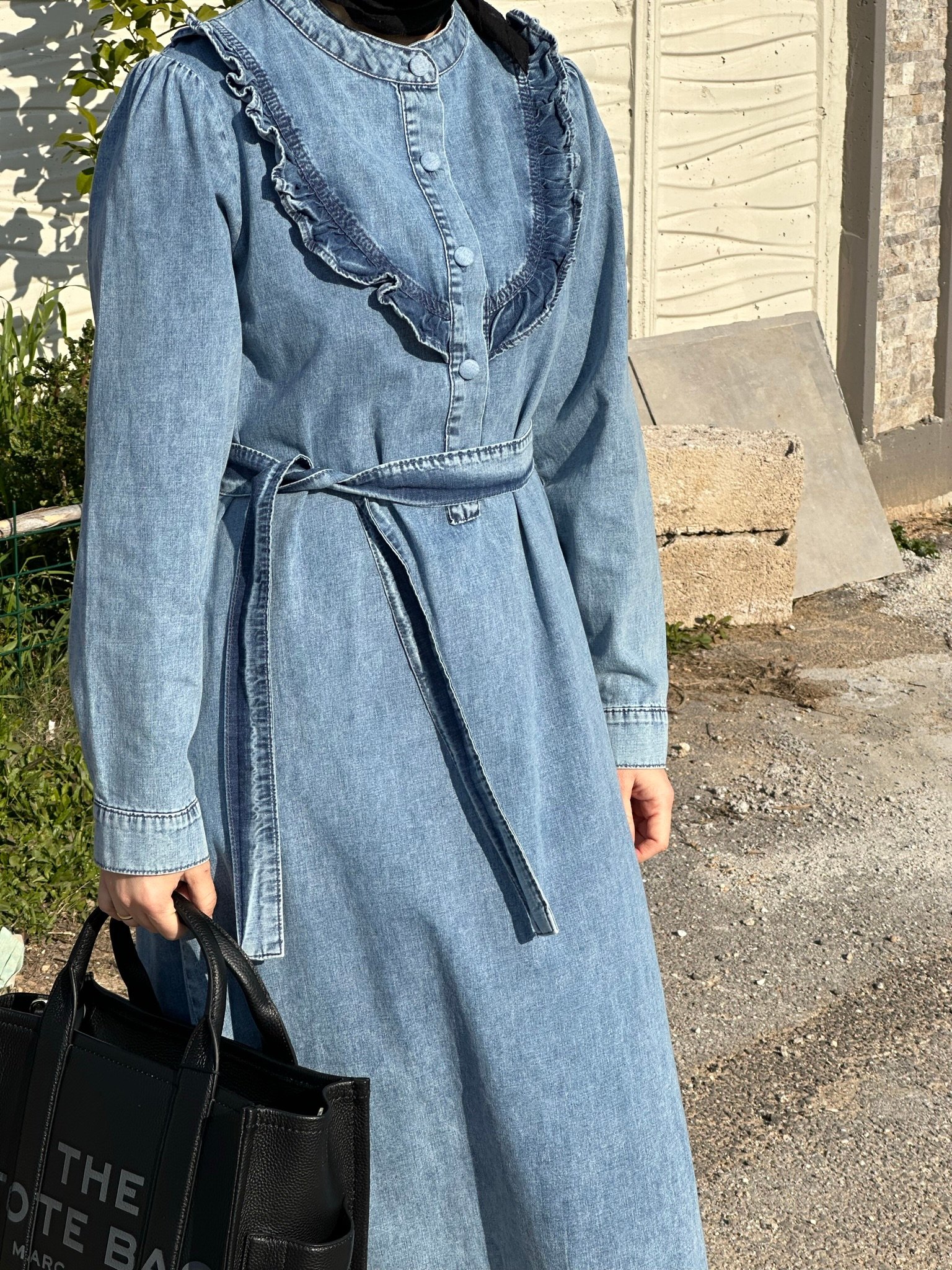 Denim Elbise