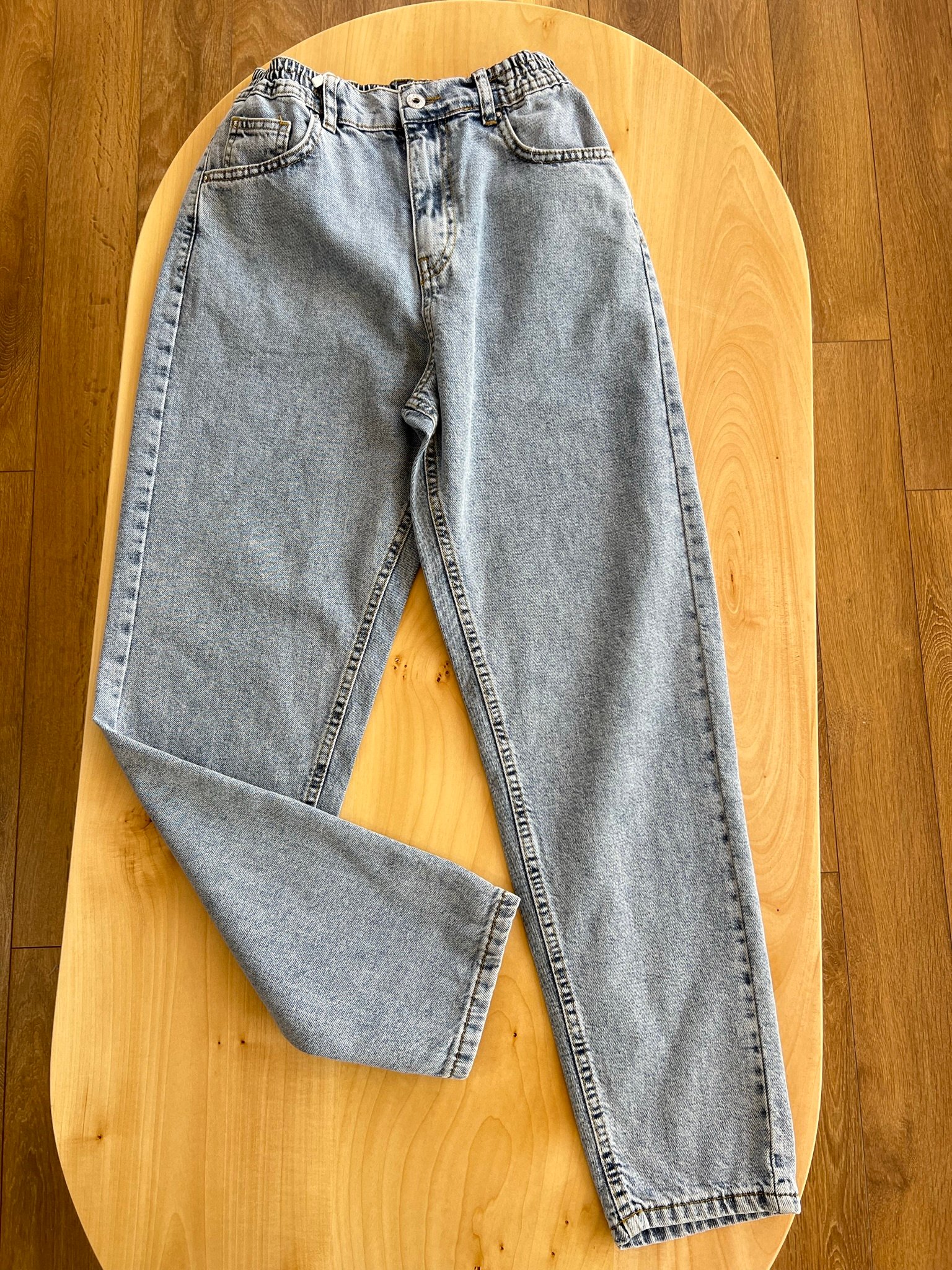 Denim Pantolon (Beli Lastikli)