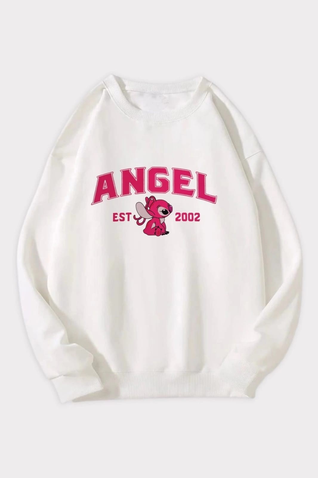 Angel Unisex Oversize Bisiklet Yaka Sweatshirt