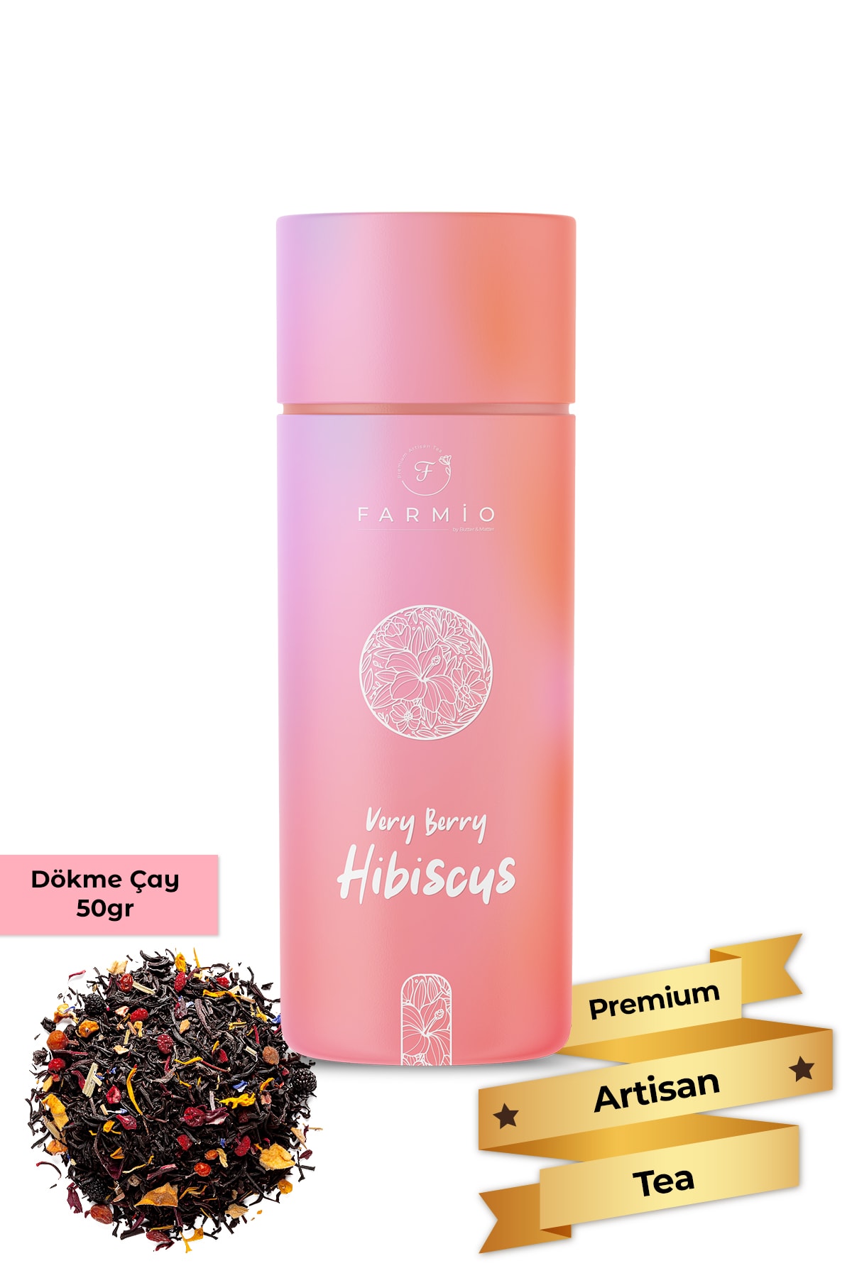 VERY BERRY HIBISKUS – 50gr – Frenk Üzümü, Böğürtlen, Hibiskus