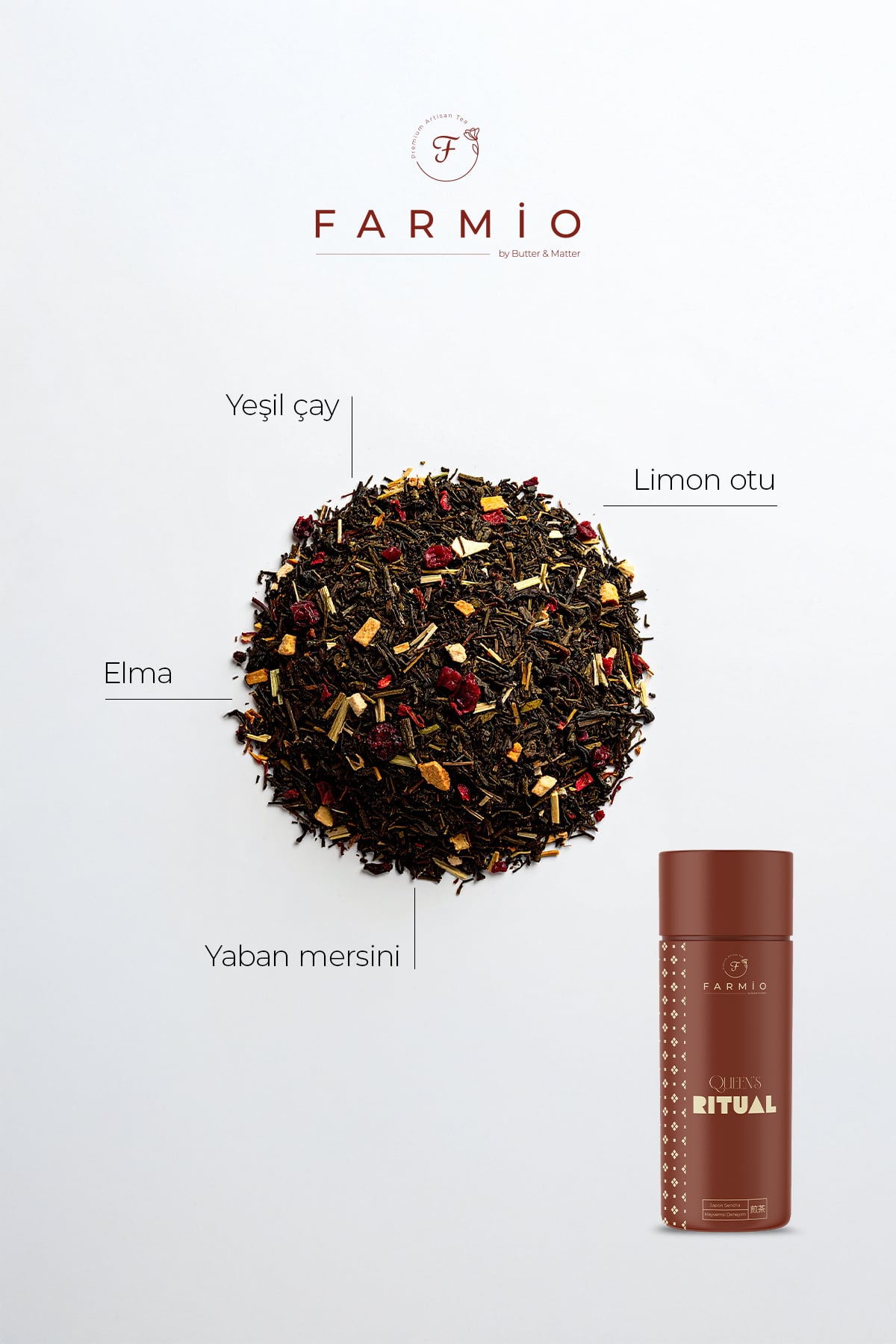 QUEEN’S RITUAL – Japon Sencha Harmanı – 50gr – Meyvemsi Deneyim