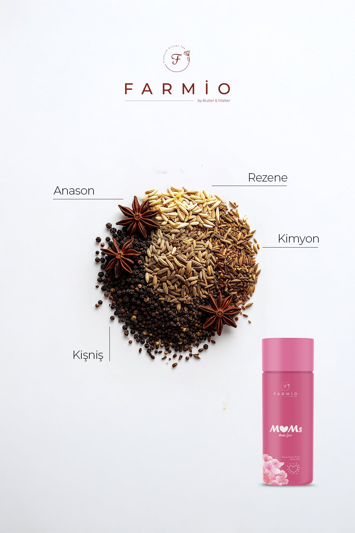 MOM’S TEA – Anne Çayı – 12 Poşet – Emziren ve Gebe Anne Çayı