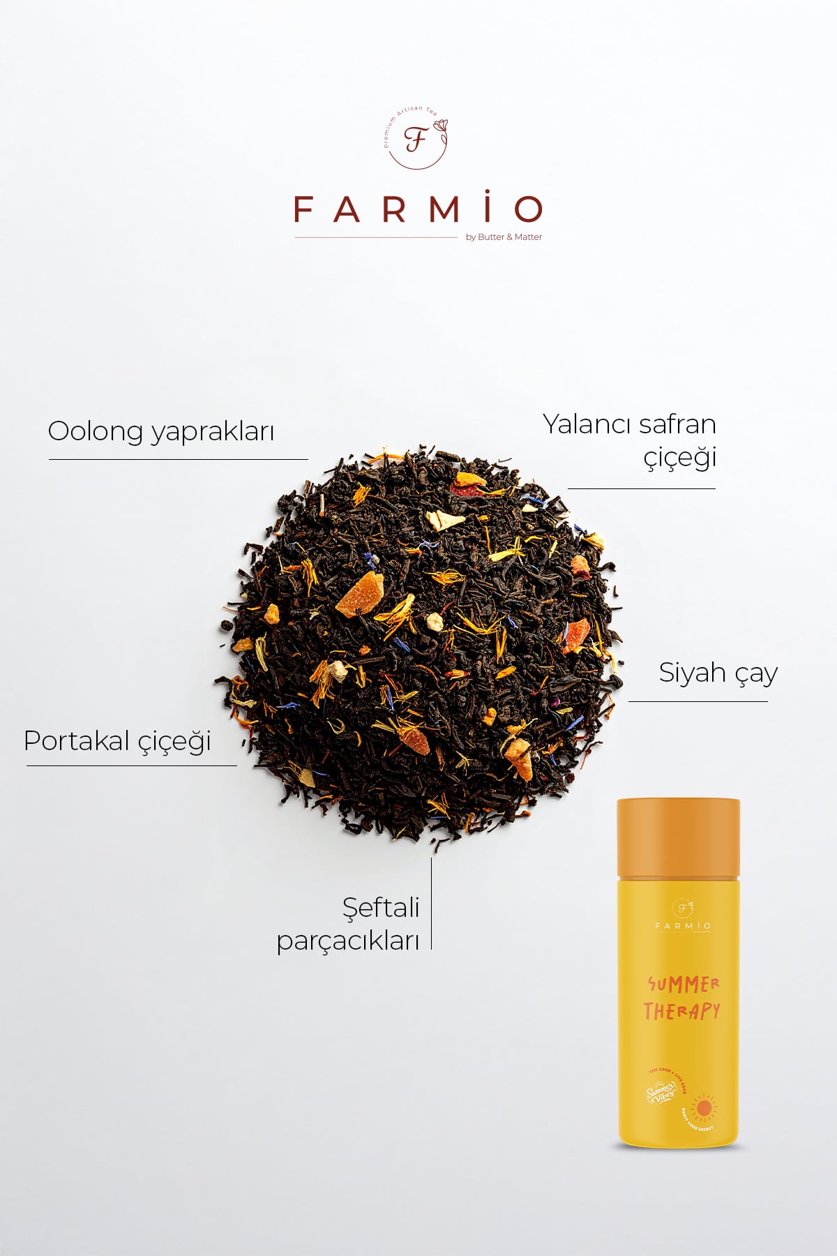 SUMMER THERAPY – Oolong Çayı – 50gr – Şeftali ve Kayısılı Oolong