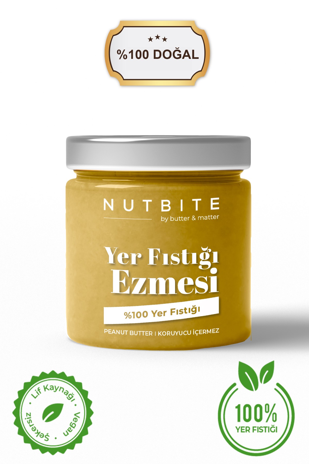 %100 Yer Fıstığı Ezmesi